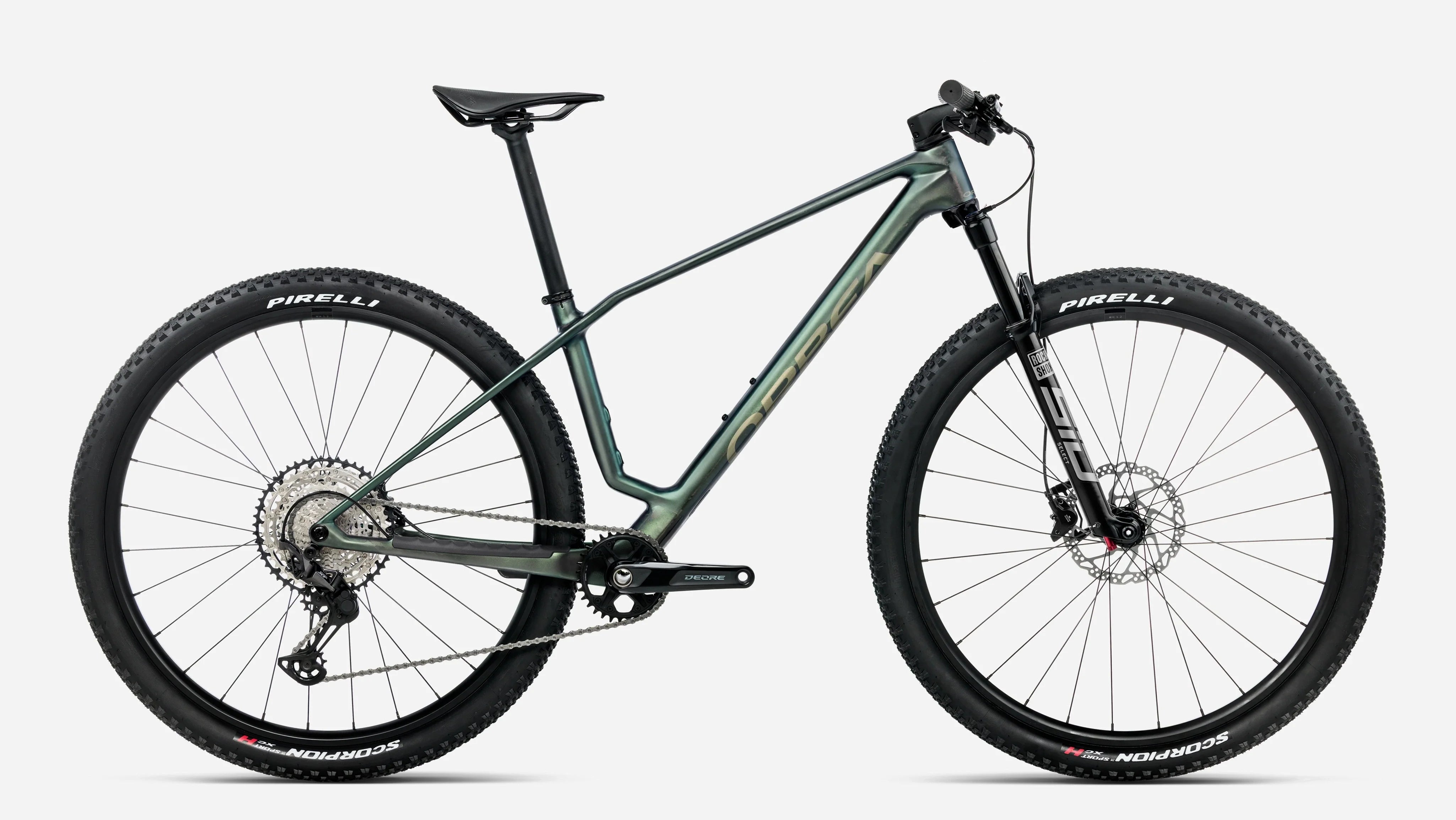 Orbea Alma M30 - Seaweed Carbon View (Matt-Gloss)