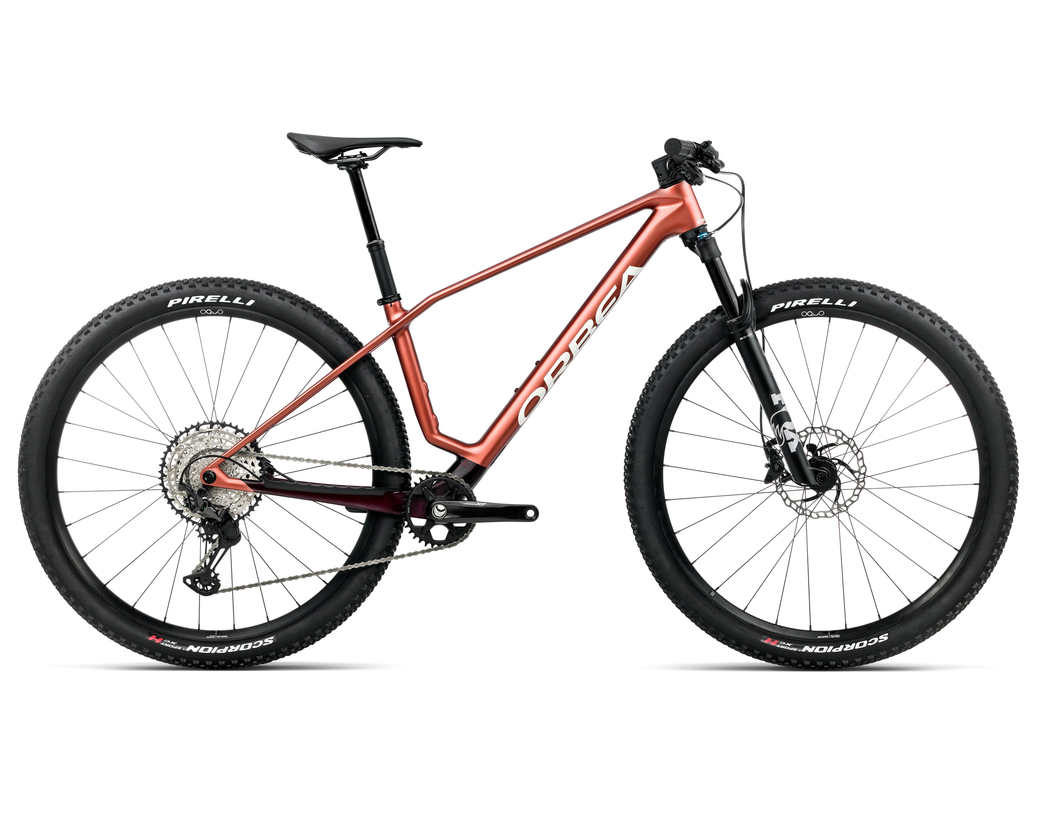 Orbea Alma M20 - Mars Red (Matt) - Metallic Burgundy Red (Gloss)