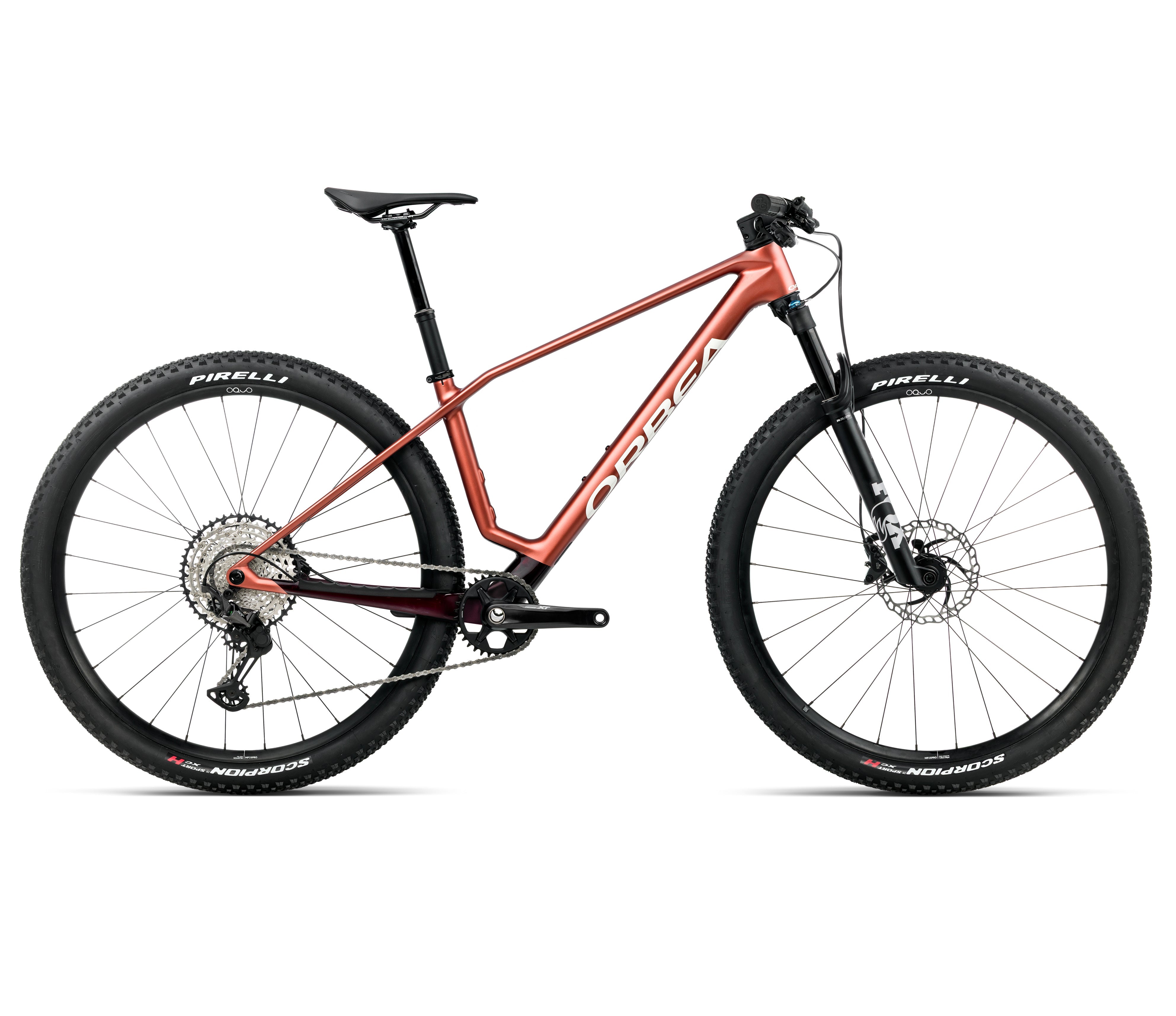Orbea Alma M20 - Mars Red (Matt) - Metallic Burgundy Red (Gloss)