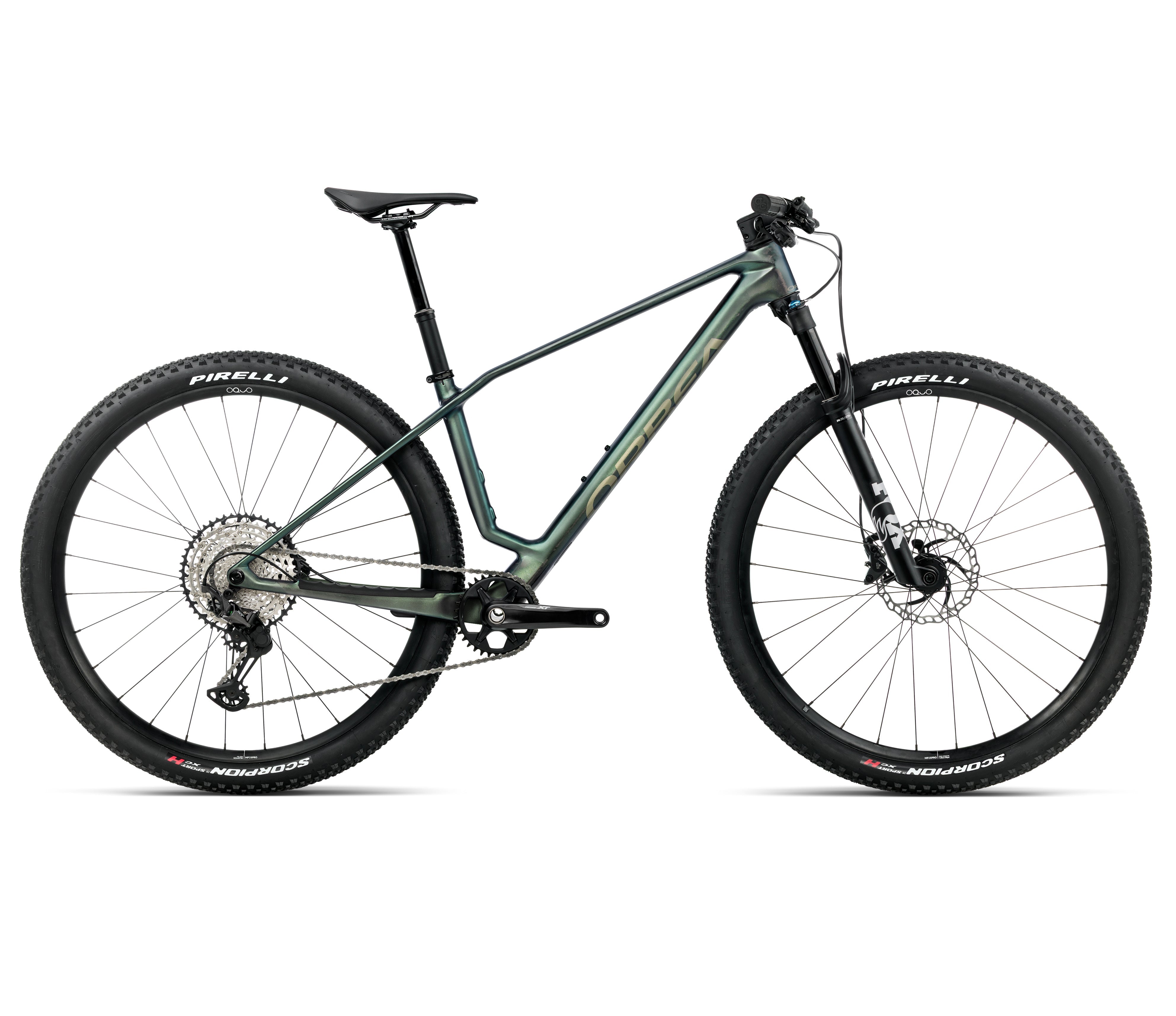 Orbea Alma M20 - Seaweed Carbon View (Matt-Gloss)