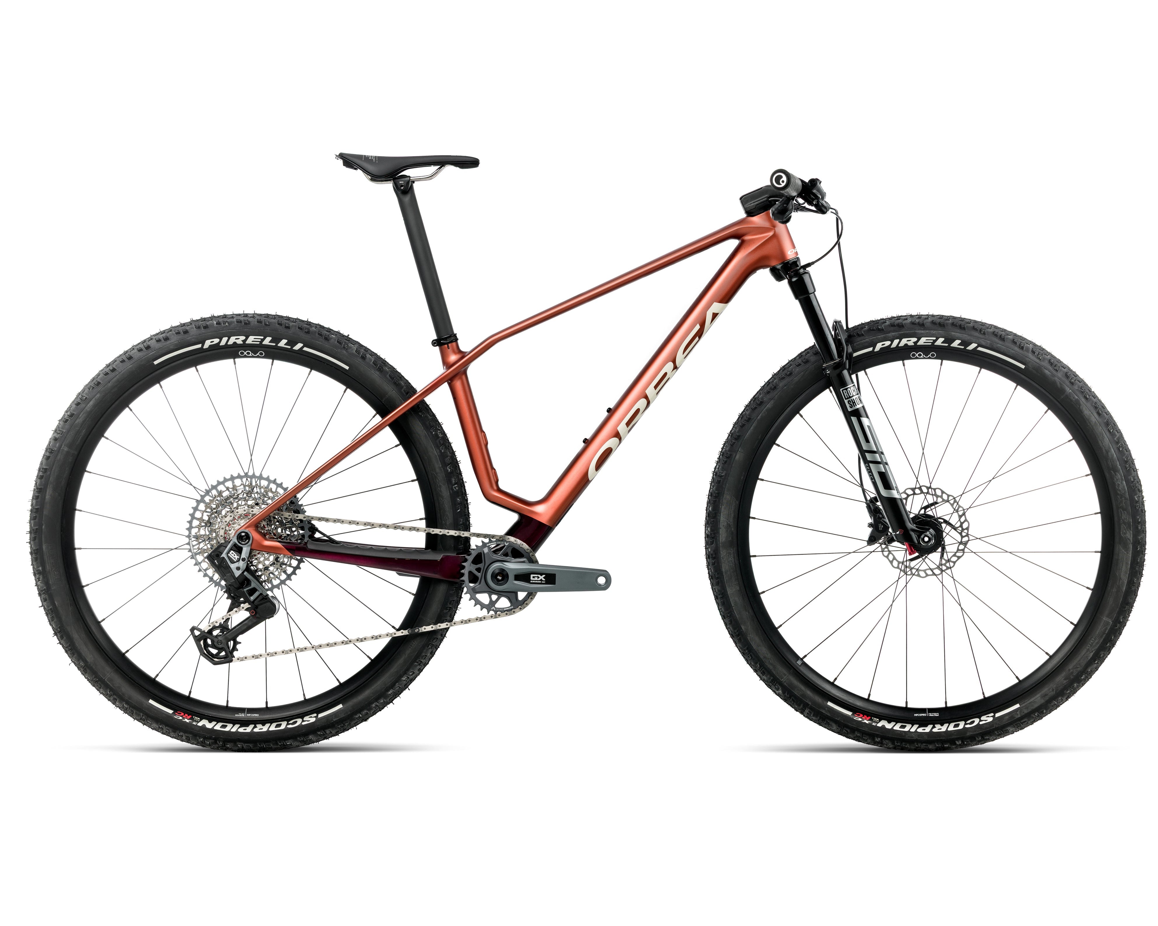 Orbea Alma M-PRO - Mars Red (Matt) - Metallic Burgundy Red (Gloss)