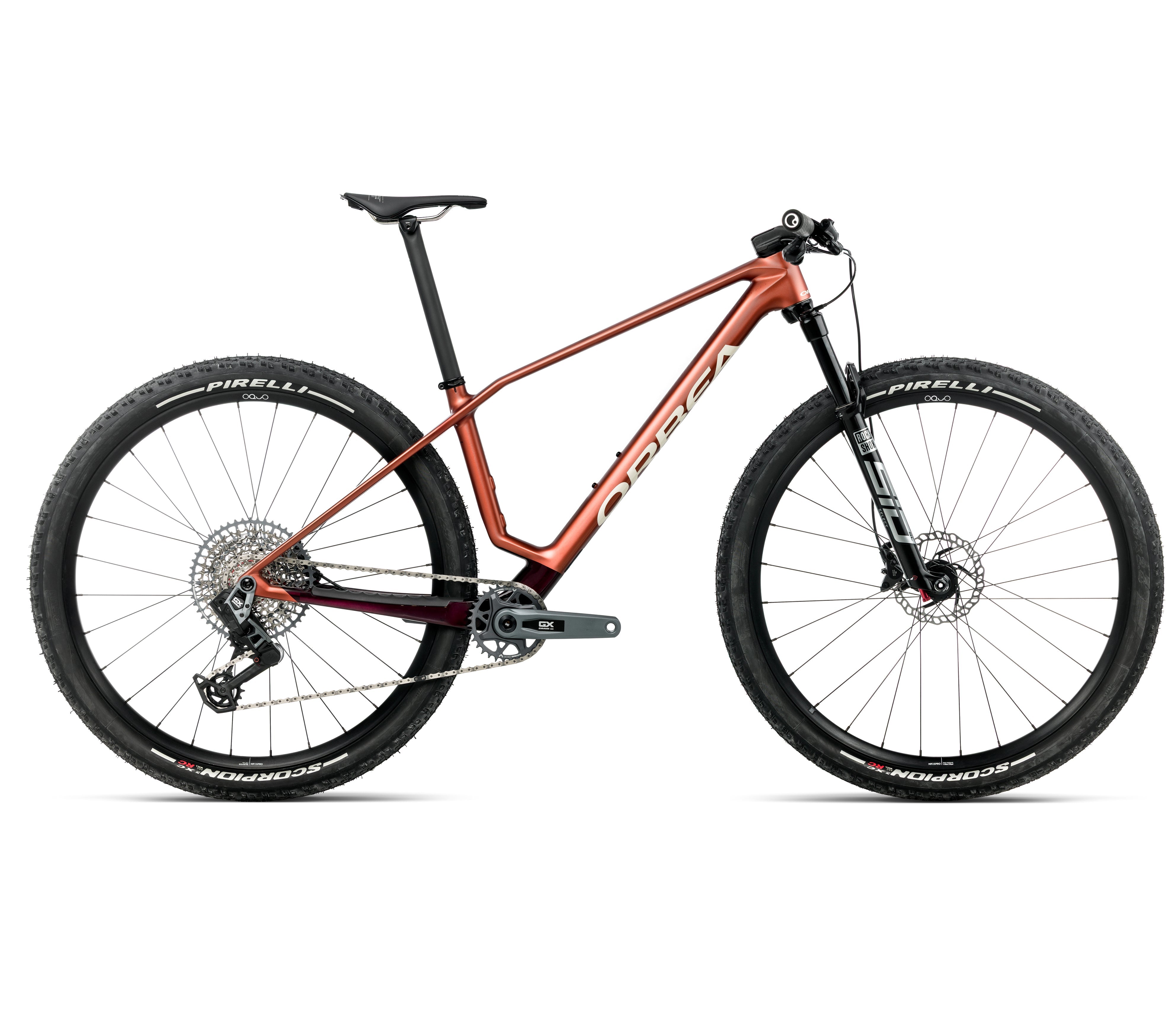 Orbea Alma M-PRO - Mars Red (Matt) - Metallic Burgundy Red (Gloss)