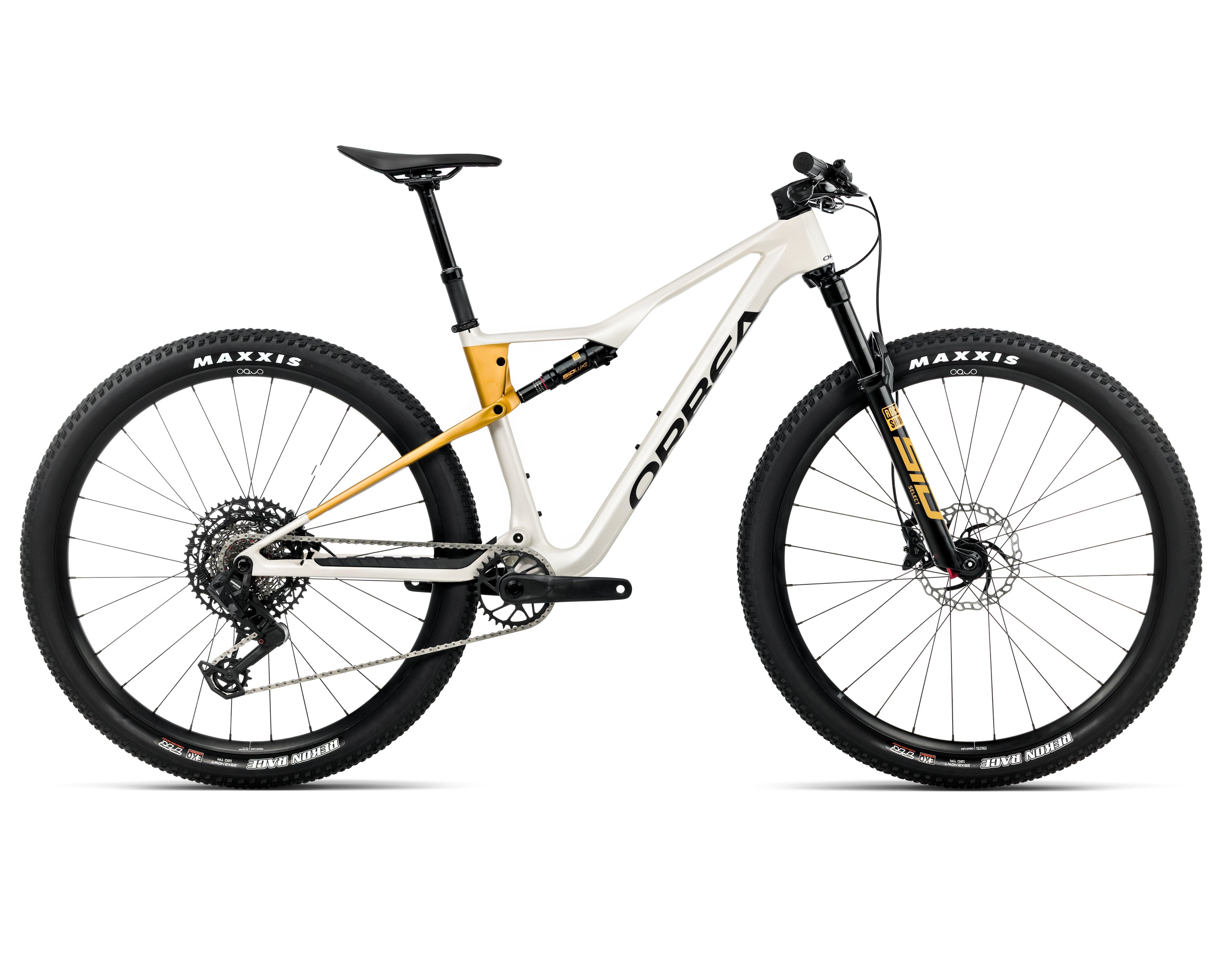 Orbea Oiz M21 - Ivory White (Gloss) - Bumblebee Yellow (Matt)