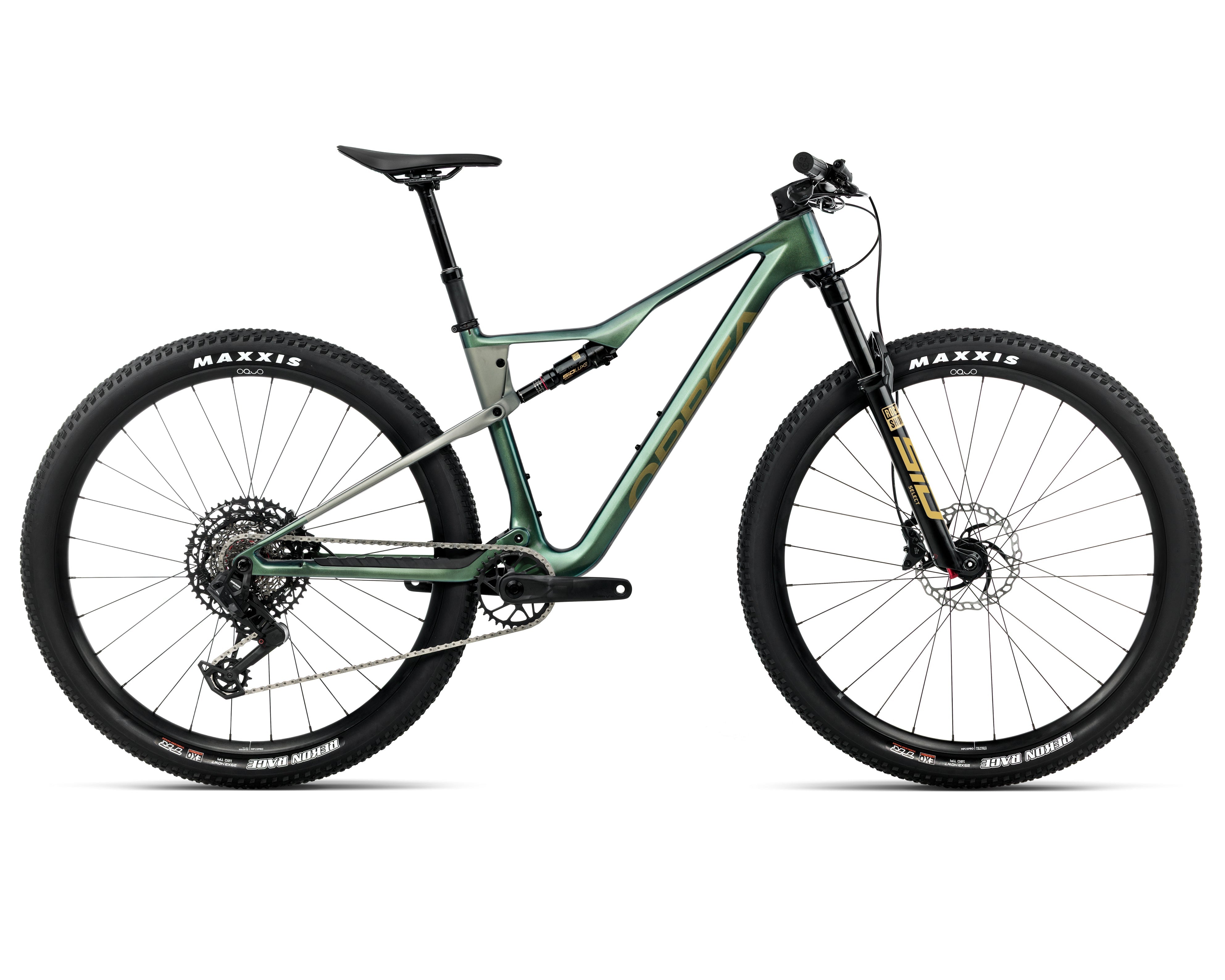 Orbea Oiz M21 - Seaweed Carbon View (Gloss) - Spaceship Green (Matt)