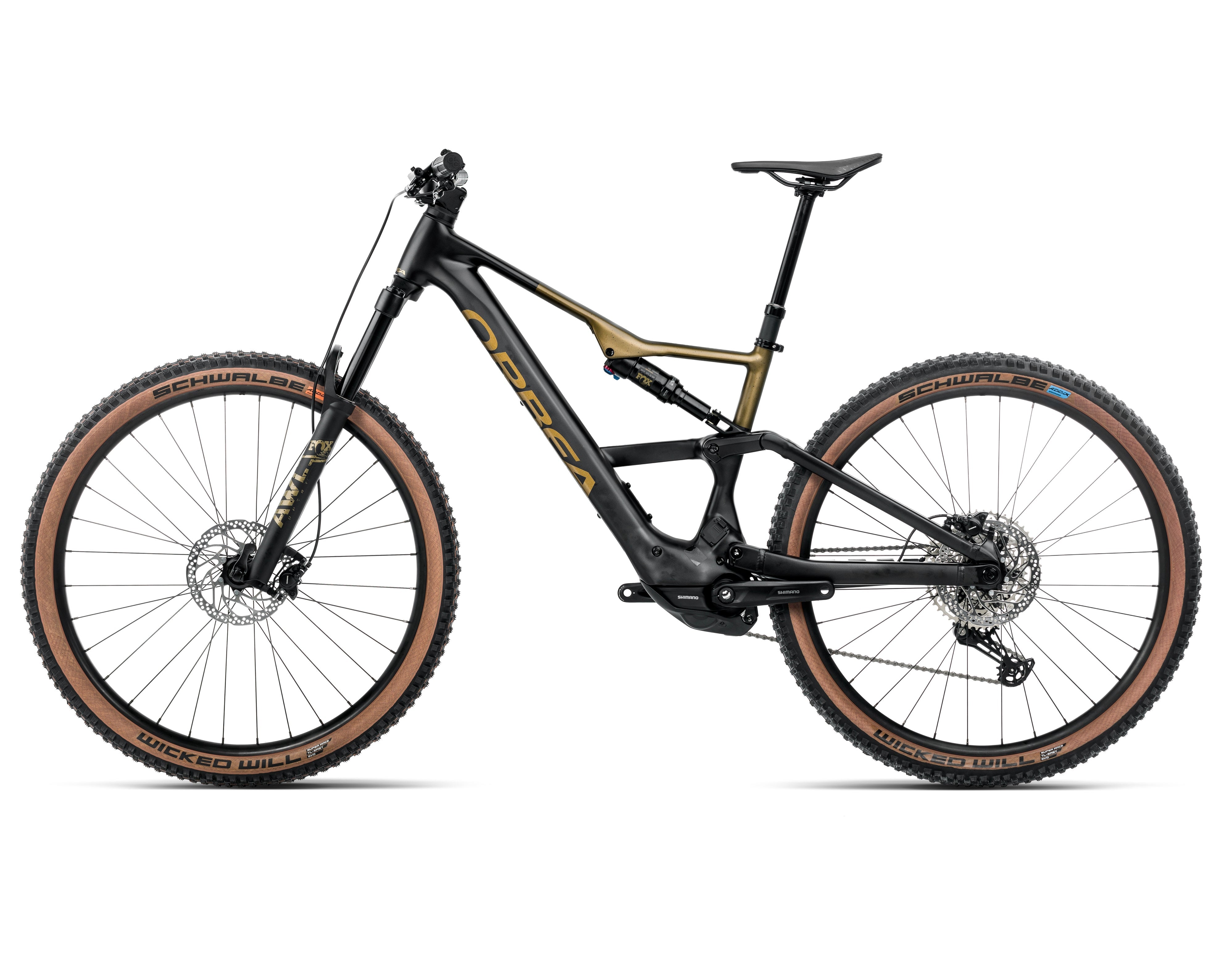 Orbea Rise SL H30 - Diamond Black - Splash Olive Green (Matt)