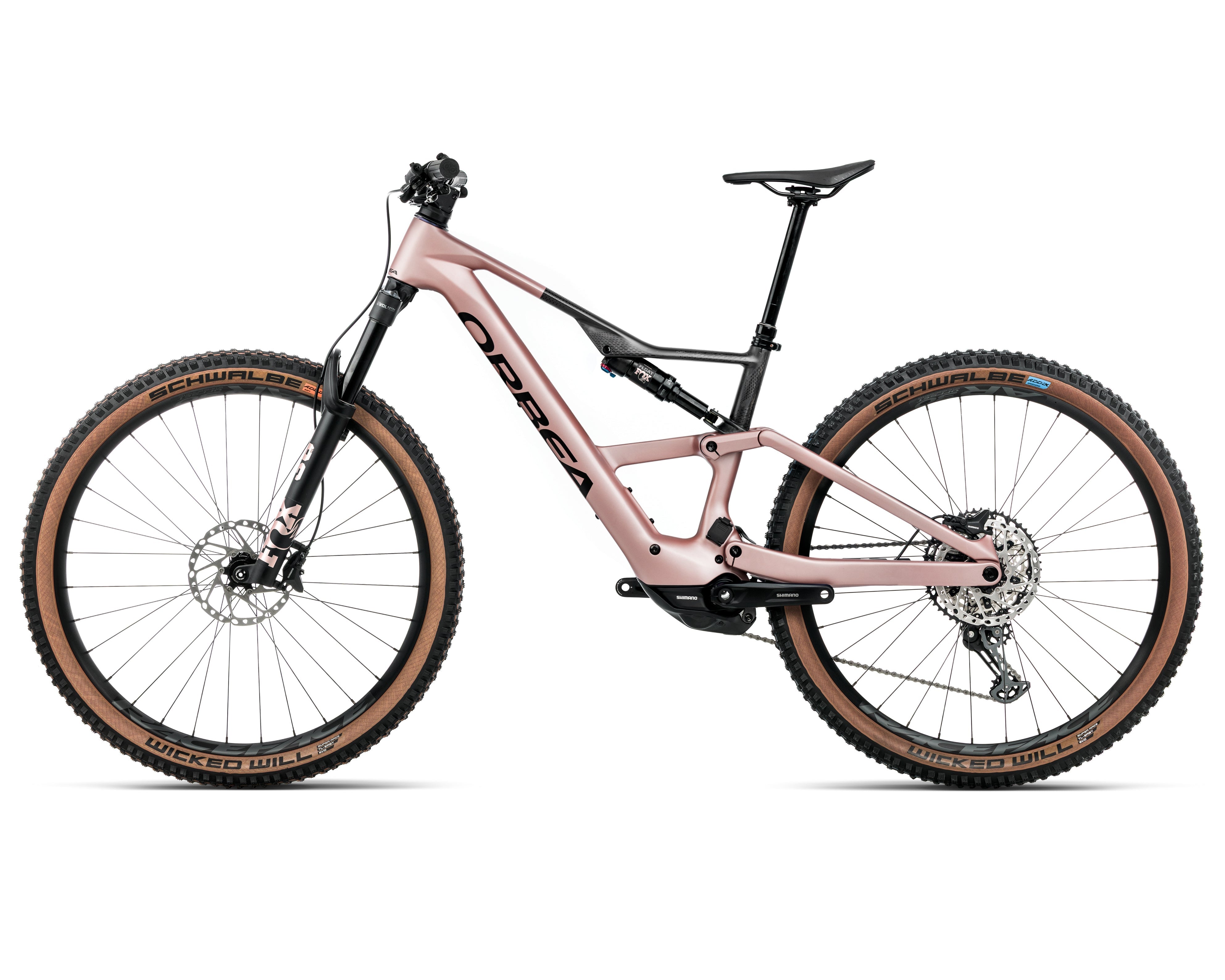 Orbea Rise SL M20 420W - Desert Rose - Carbon Raw (Matt)
