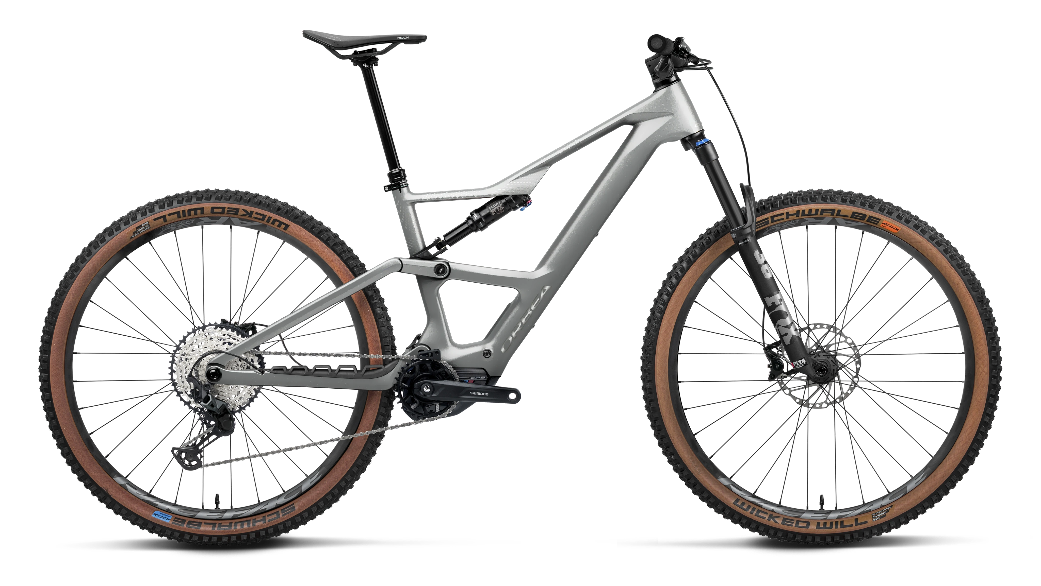 Orbea Rise SL M20 420W - Smooth Silver Matt - Titan Gloss