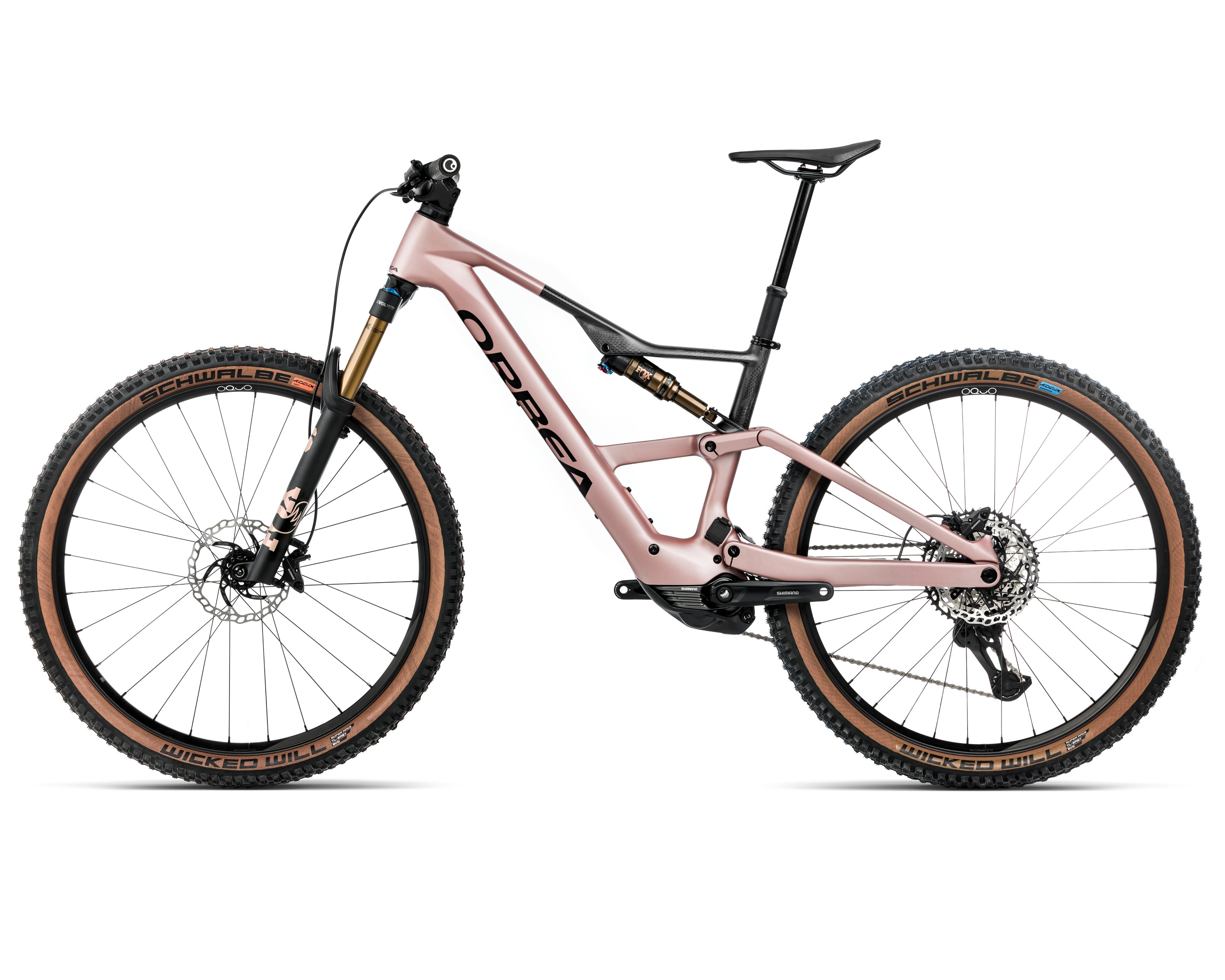 Orbea Rise SL M10 420W - Desert Rose - Carbon Raw (Matt)