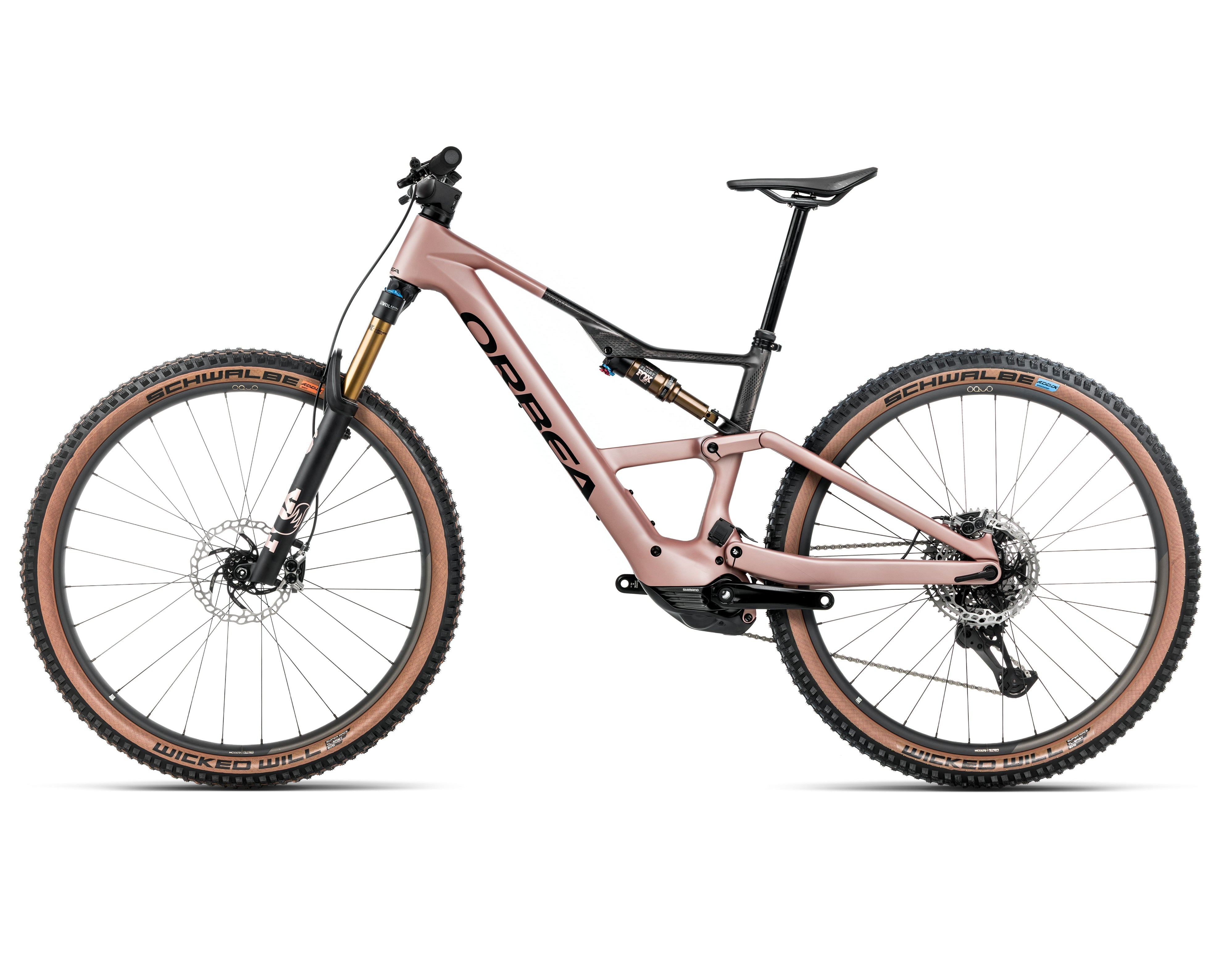 Orbea Rise SL M-LTD 420W - Desert Rose - Carbon Raw (Matt)