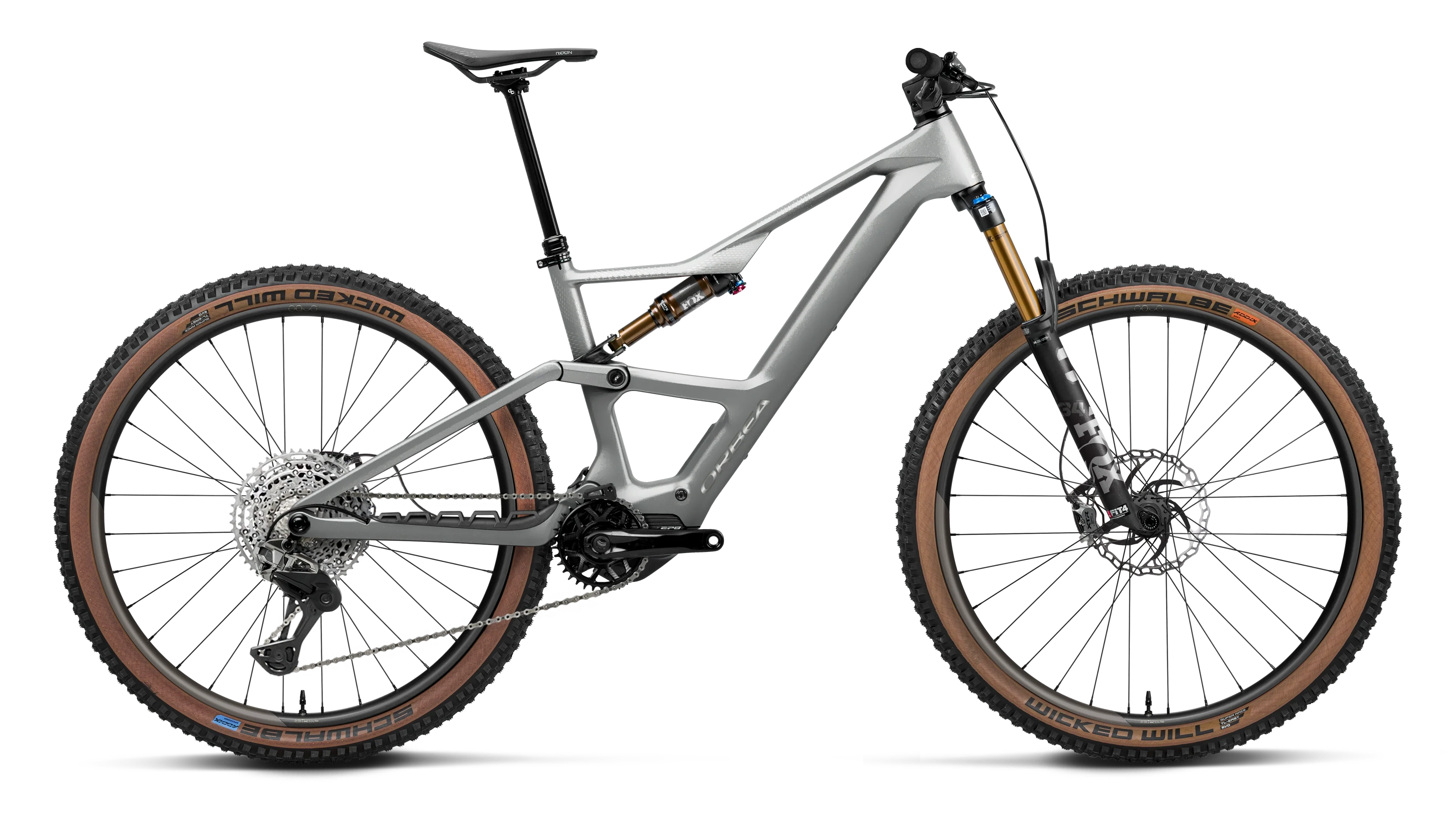 Orbea Rise SL M-LTD 420W - Smooth Silver Matt - Titan Gloss
