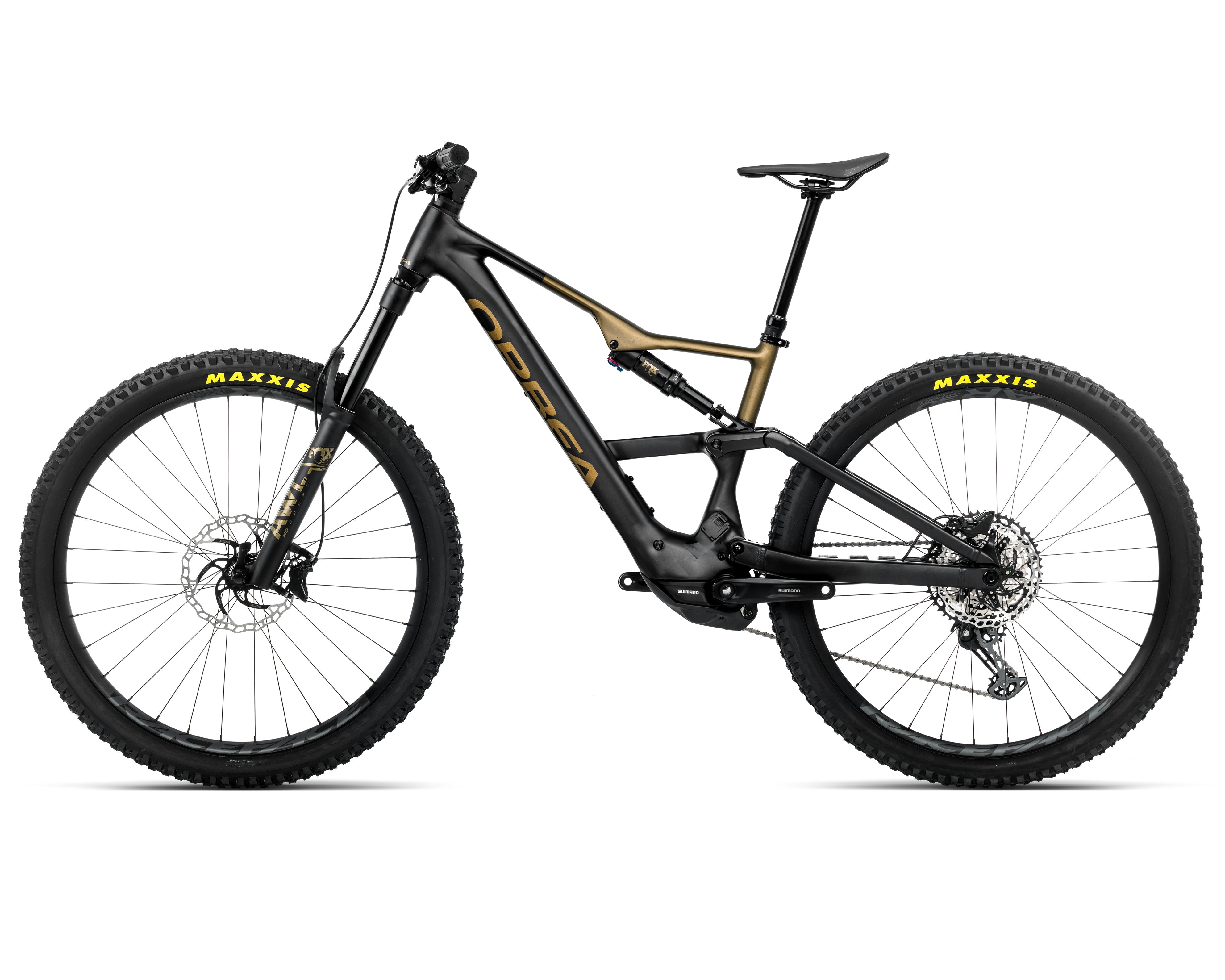 Orbea Rise LT H20 - Diamond Black - Splash Olive Green (Matt)