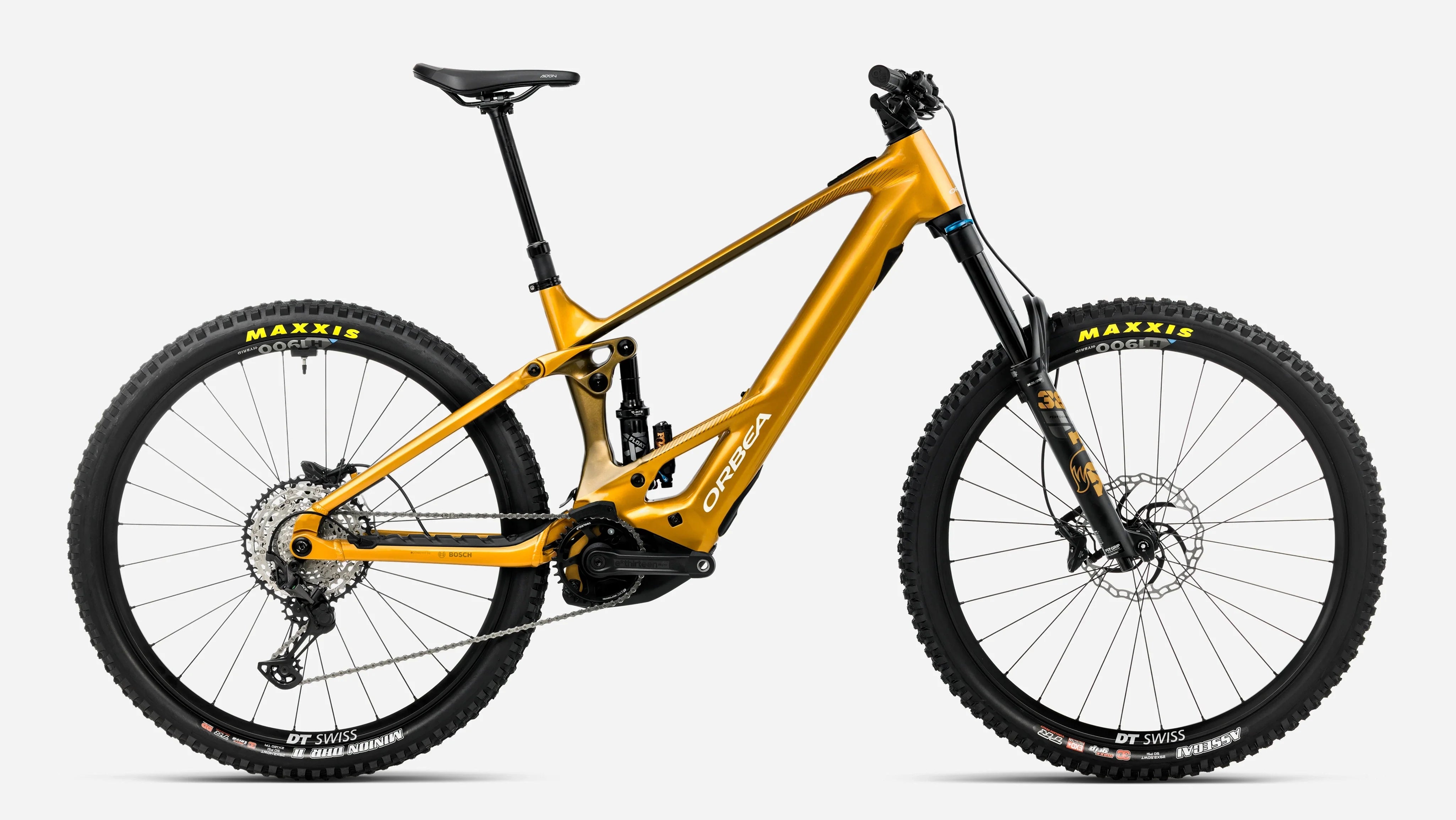 Orbea Wild H10 - Bumblebee Yellow - Metallic Olive Green (Gloss)