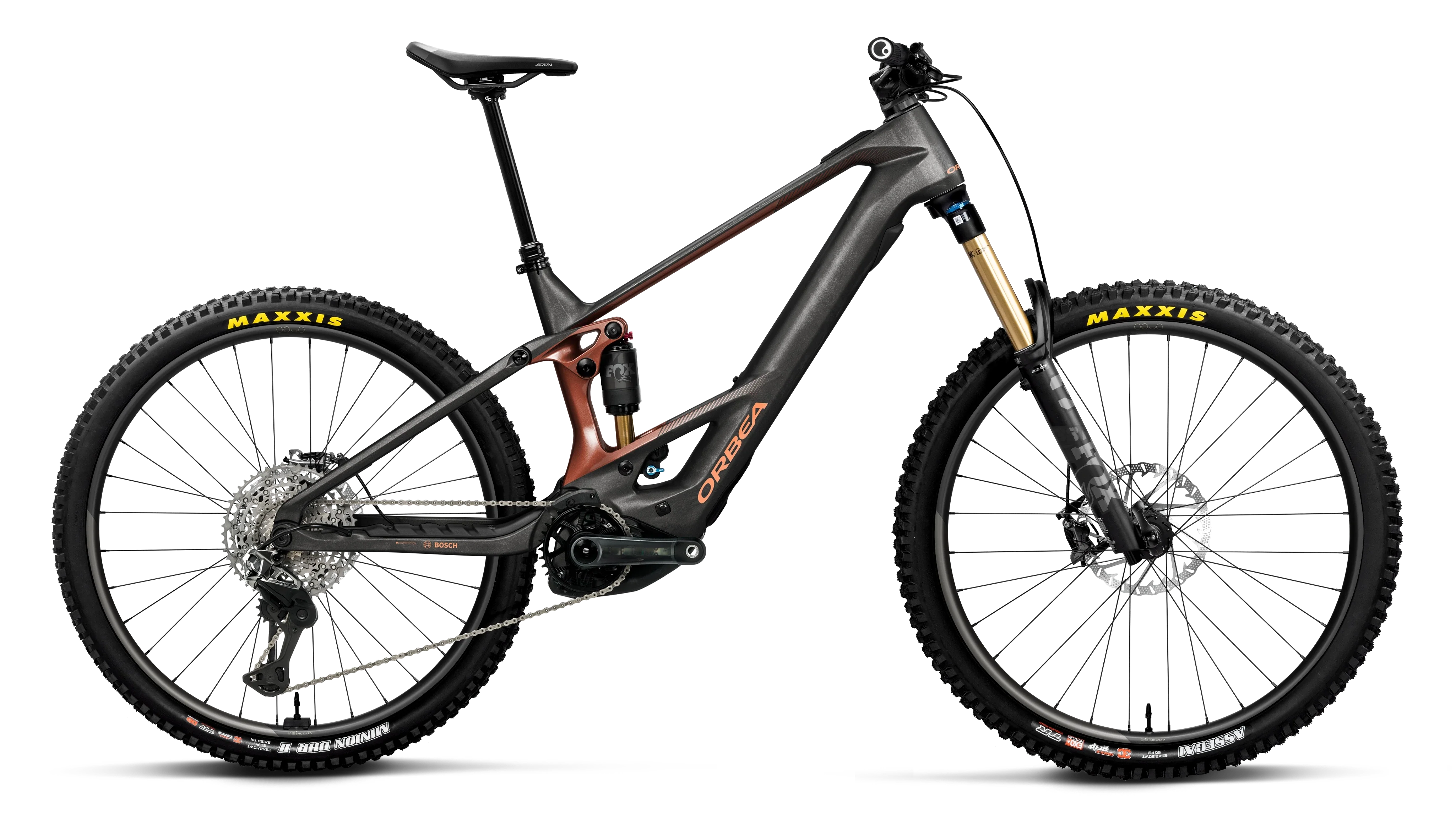 Orbea Wild M-LTD - Diamond Carbon View (Matt) - Mars Red (Gloss)