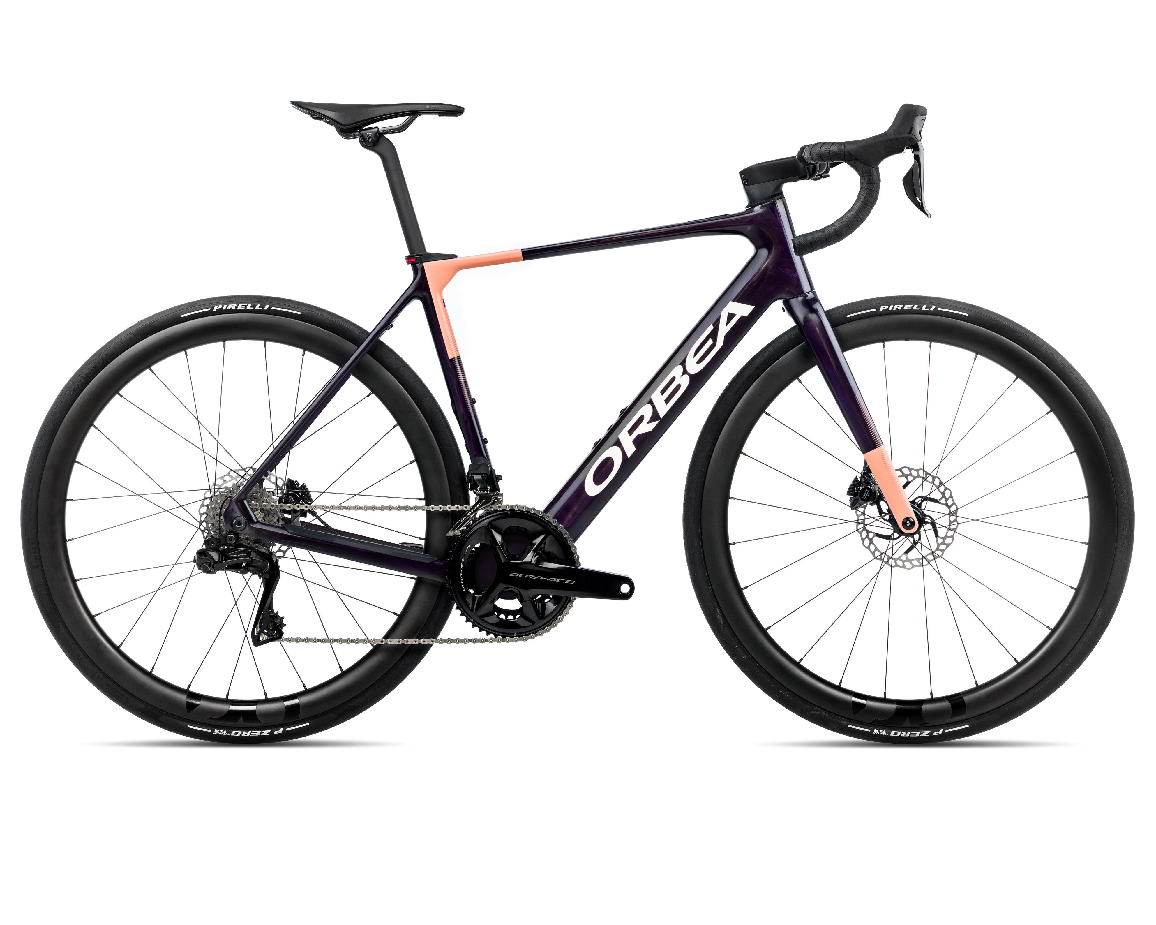Orbea Gain M10I - Fantasy Purple Carbon View (Gloss) - Orange Cloud (Matt)