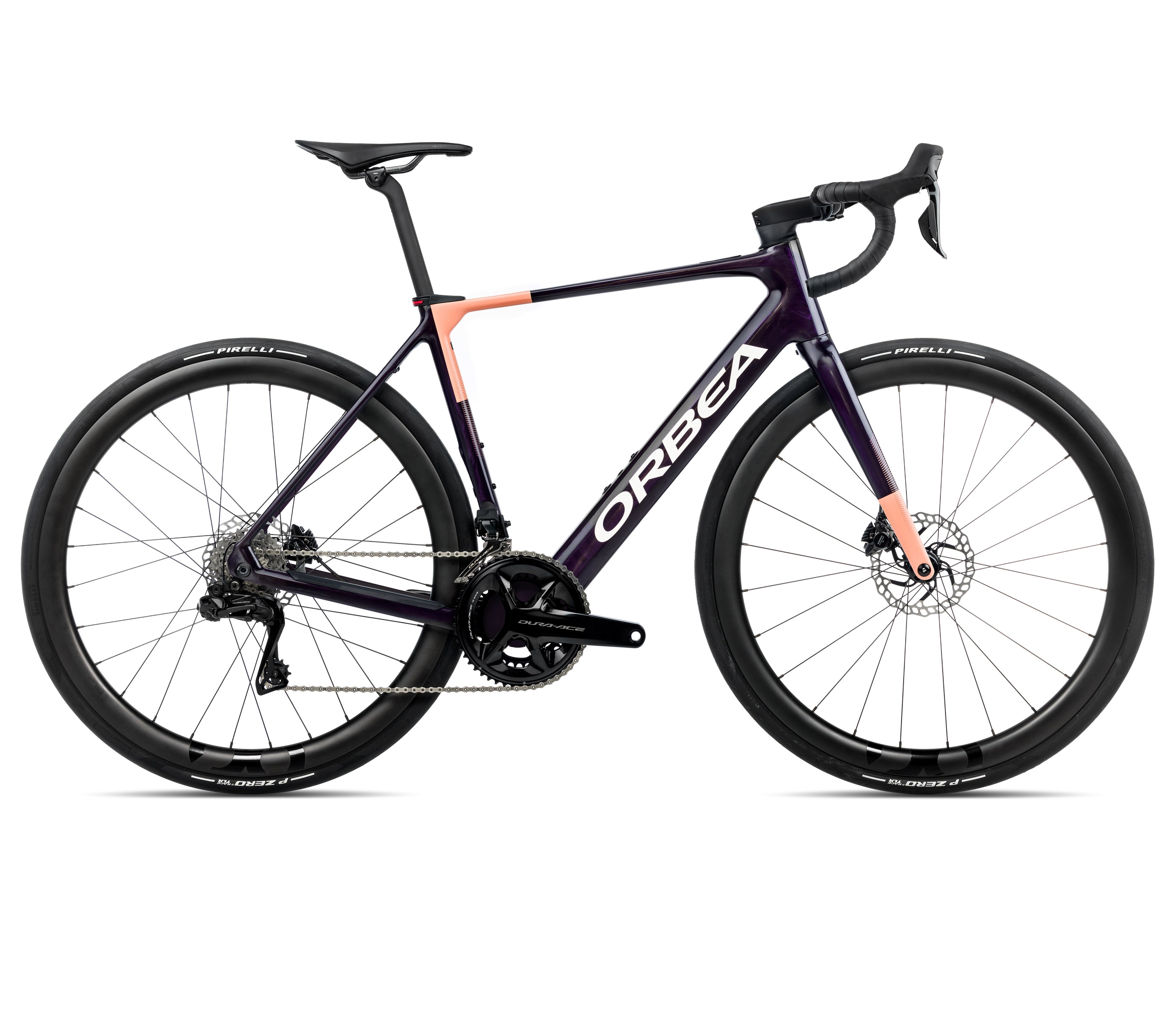 Orbea Gain M10I - Fantasy Purple Carbon View (Gloss) - Orange Cloud (Matt)