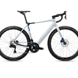 Orbea Gain M10I - Halo Silver (Matt) - Blue Carbon View (Gloss)
