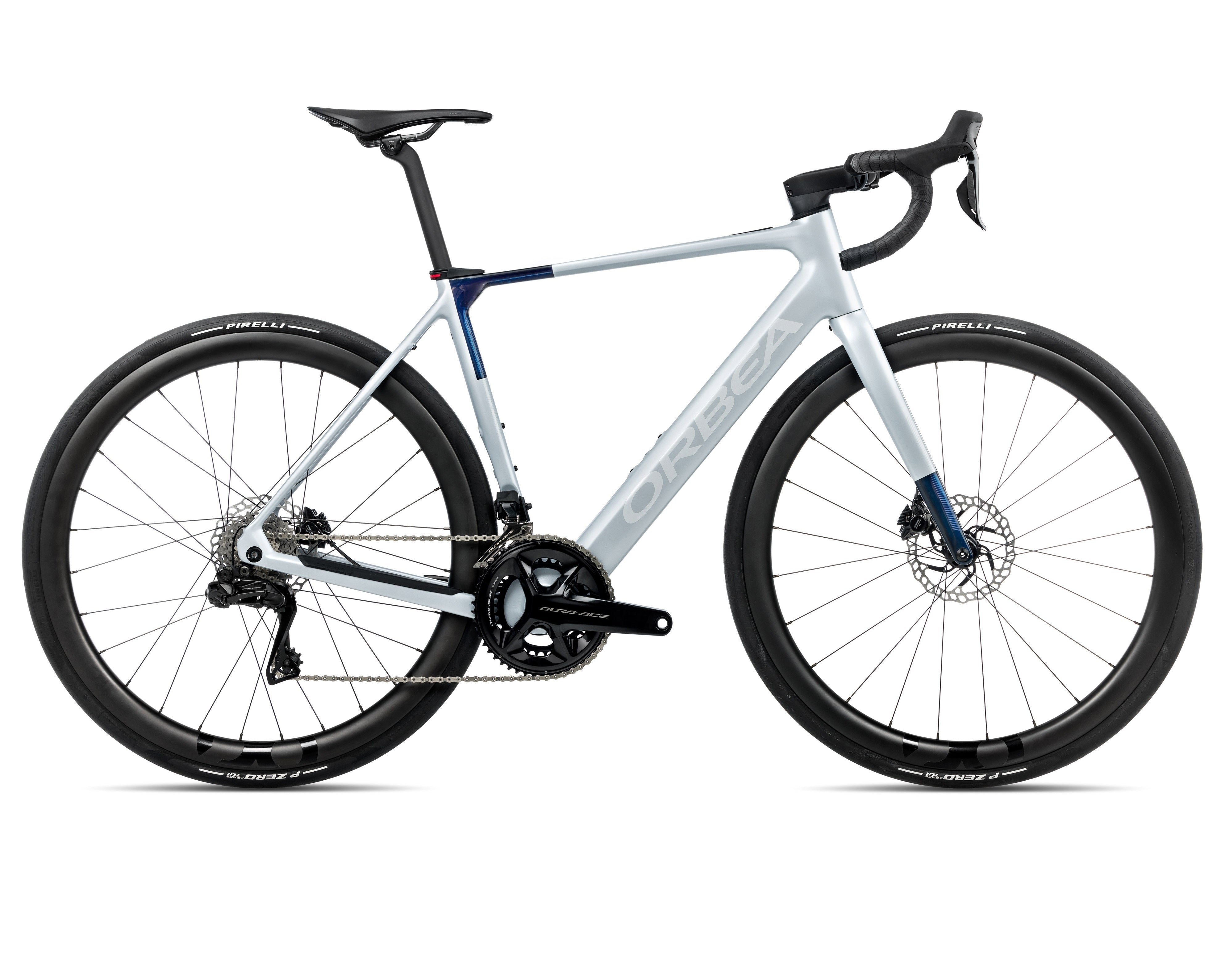 Orbea Gain M10I - Halo Silver (Matt) - Blue Carbon View (Gloss)