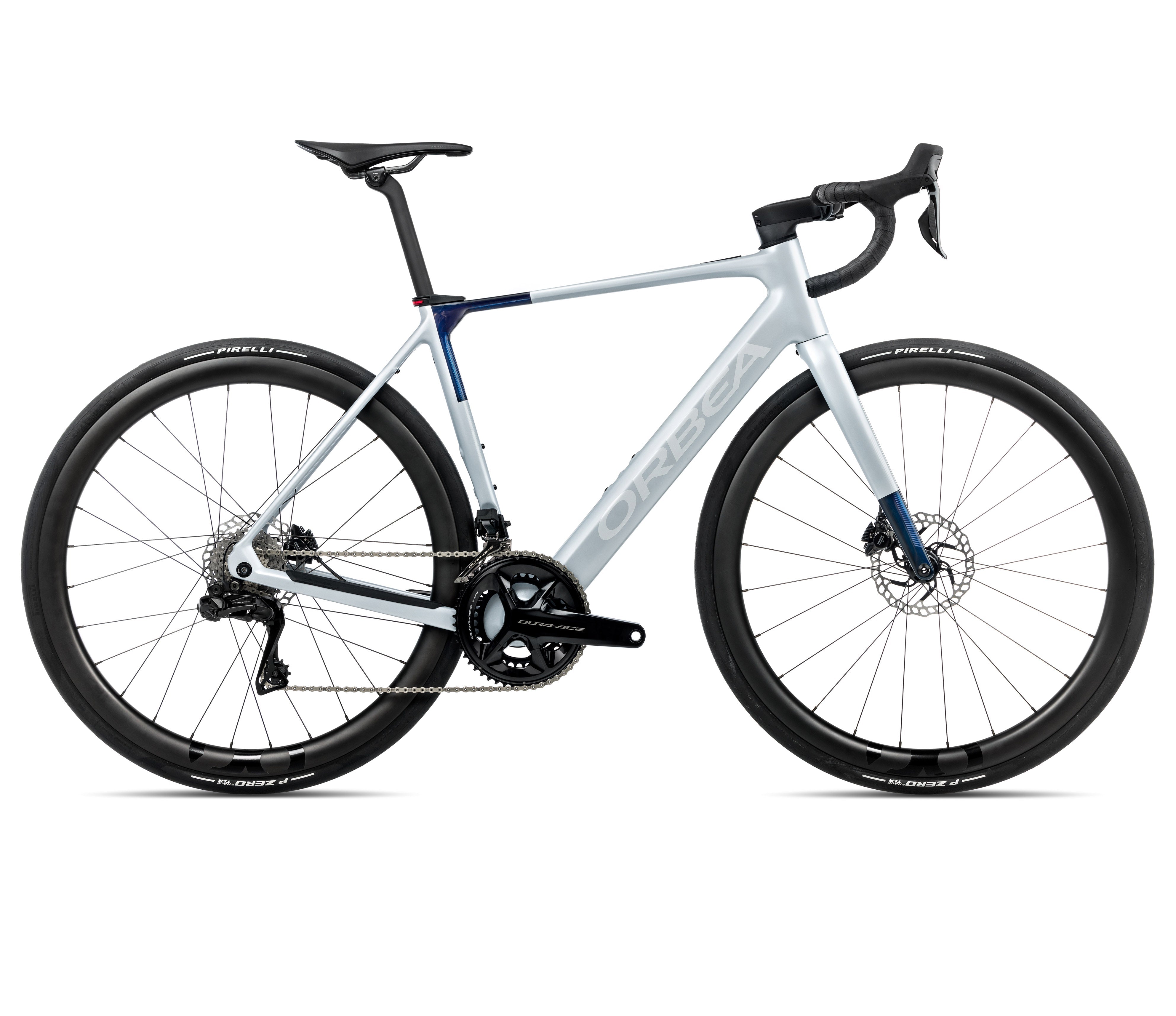 Orbea Gain M10I - Halo Silver (Matt) - Blue Carbon View (Gloss)