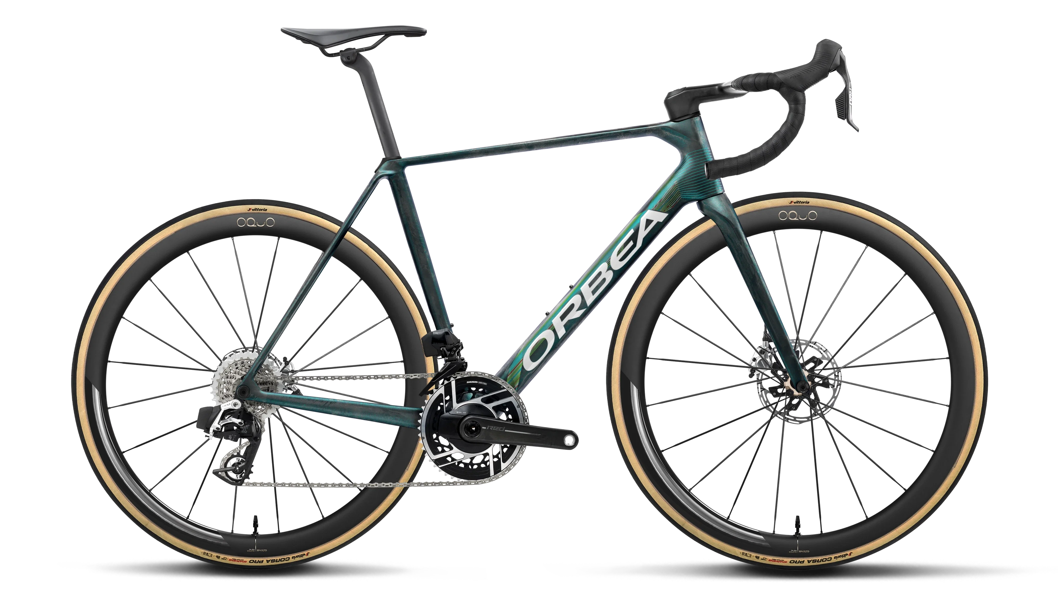 Orbea Orca M11E LTD PWR - Escape Green - Carbon View Matt