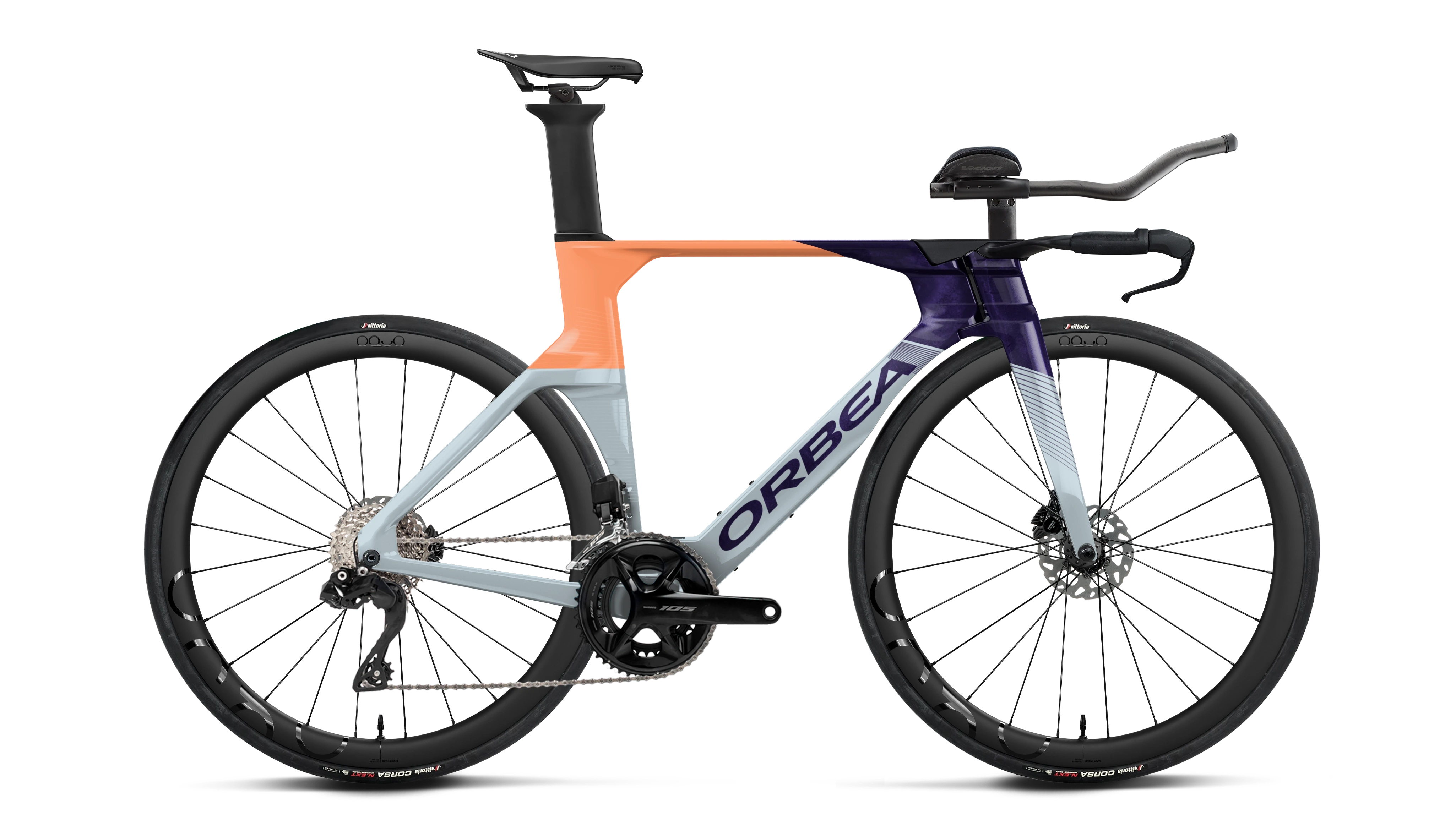 Orbea Ordu M30I LTD - Halo Silver - Tanzanite - Orange Cloud (Gloss)