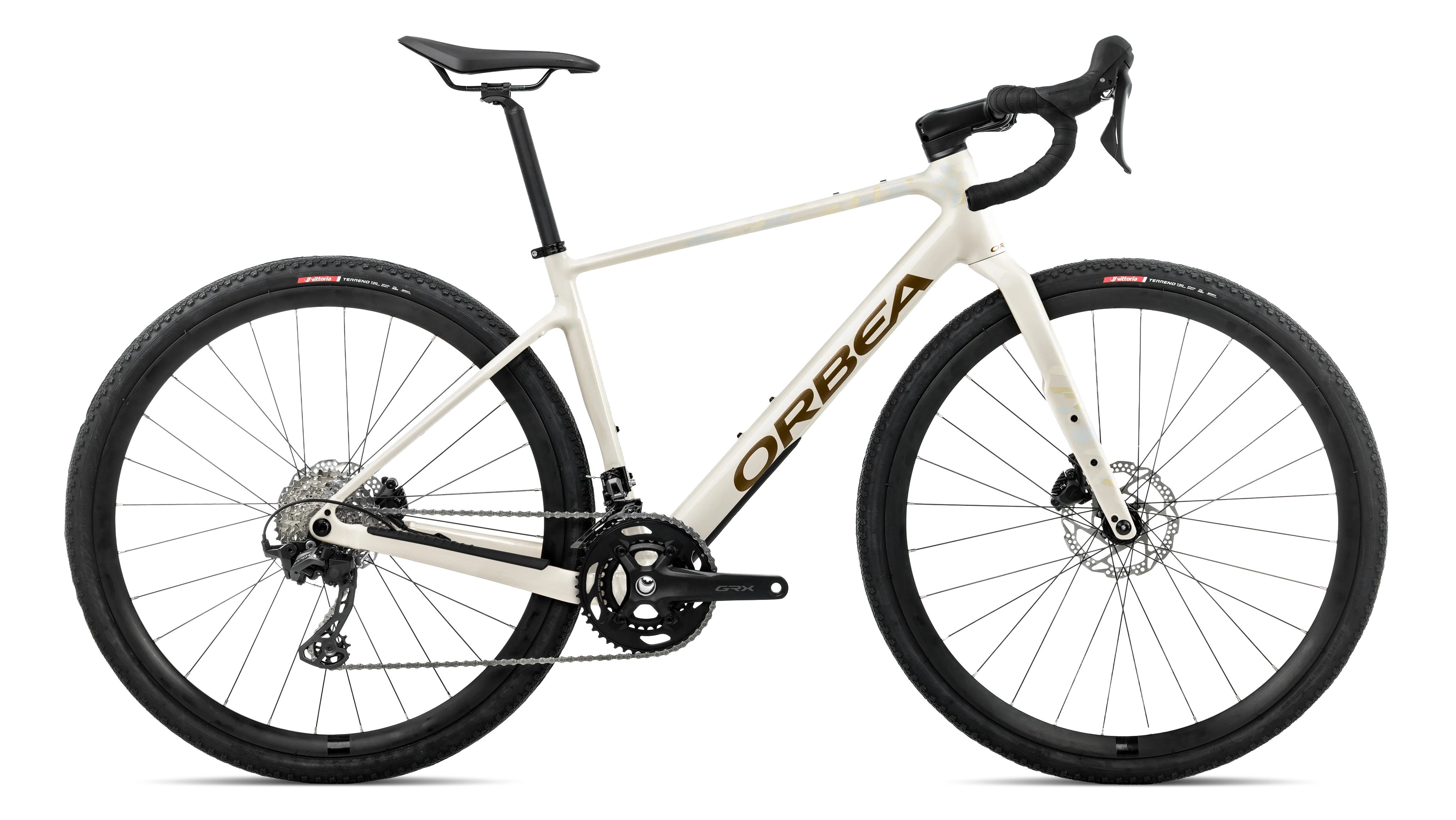 Orbea Terra H30 - Ivory White - Metallic Olive Green (Gloss)