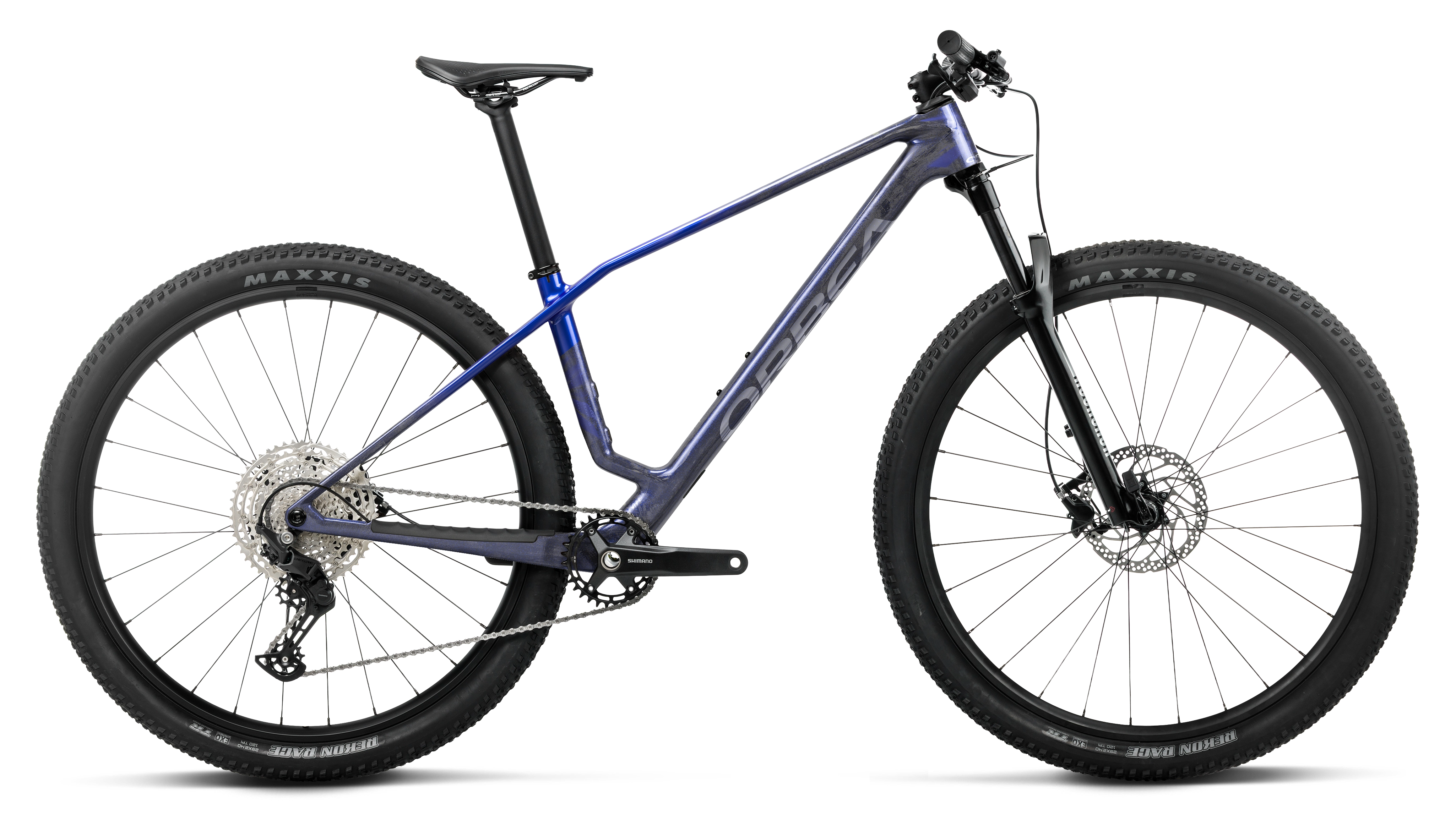 Orbea Alma M50 2027 - Noctiluca Carbon View - Cobalt Blue (Gloss)