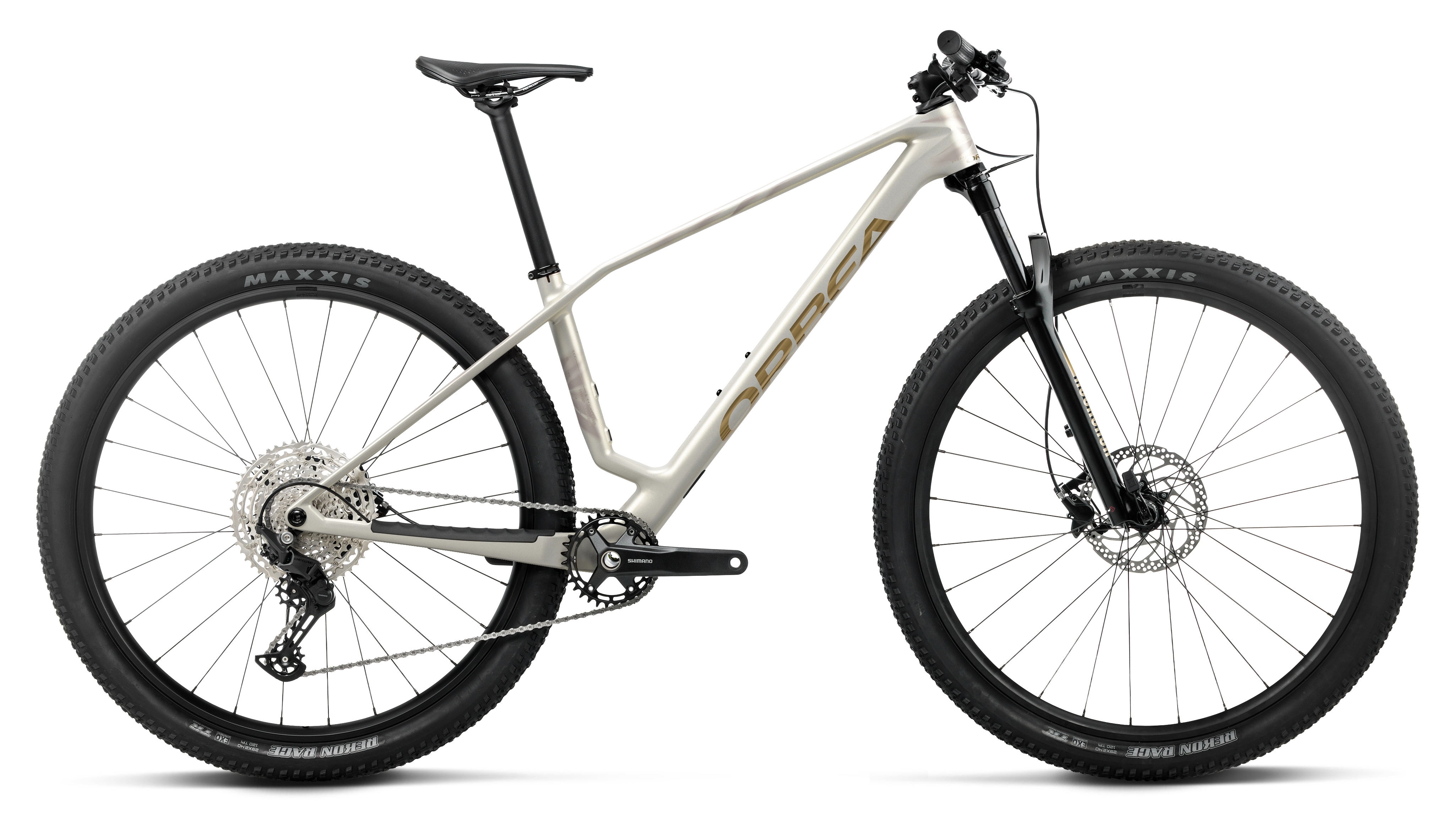 Orbea Alma M50 2027 - Golden White - Titan Gold (Matt)