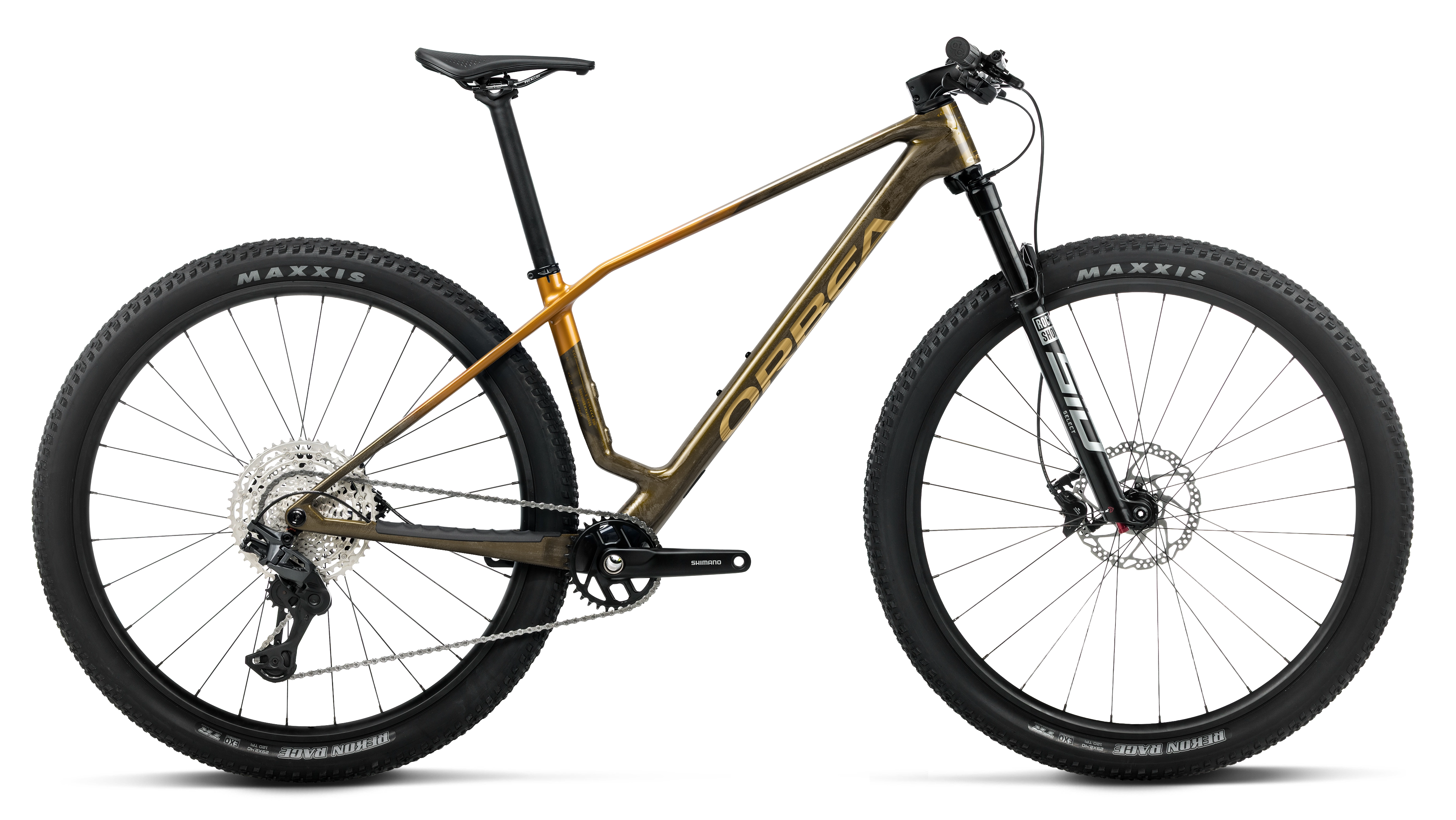 Orbea Alma M30 2027 - Caramel Carbon View - Leo Orange (Gloss)