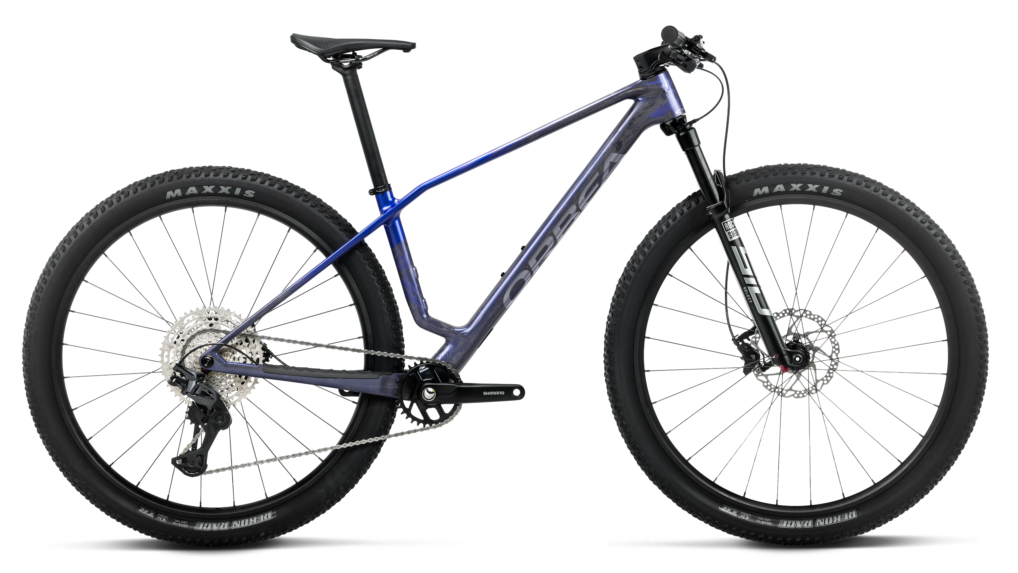 Orbea Alma M30 2027 - Noctiluca Carbon View - Cobalt Blue (Gloss)