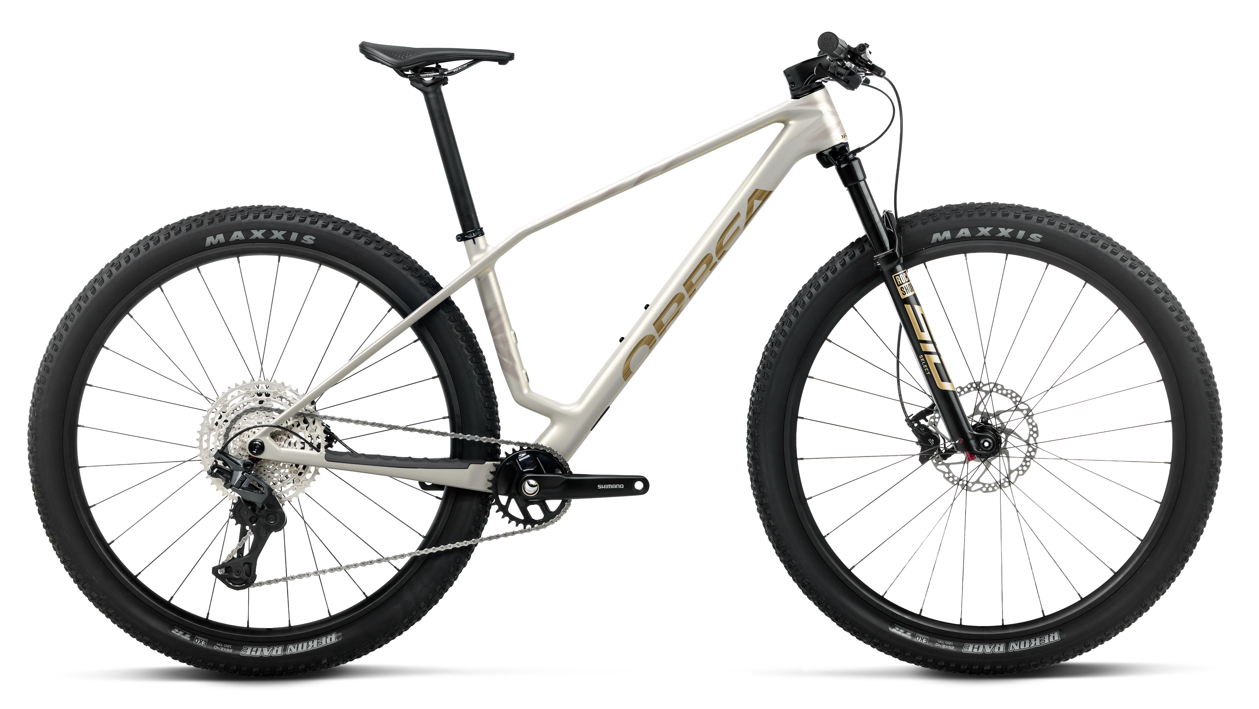 Orbea Alma M30 2027 - Golden White - Titan Gold (Matt)