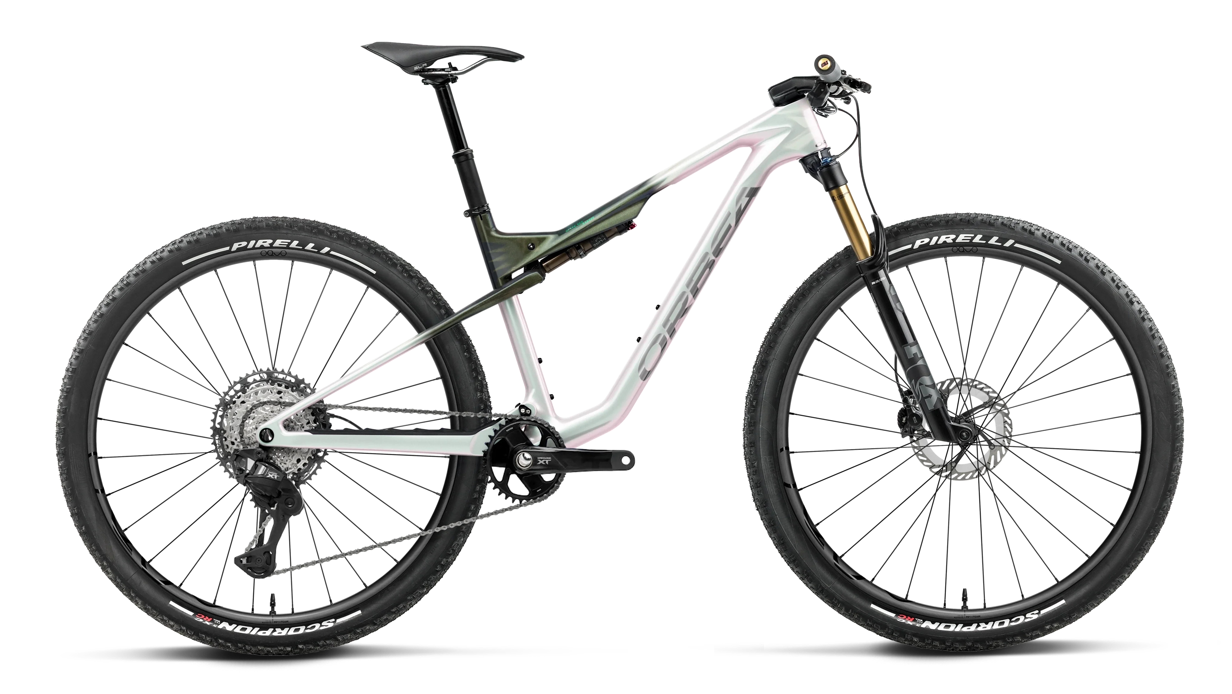 Orbea Oiz M-PRO - Iris White - Seaweed Carbon View (Gloss)