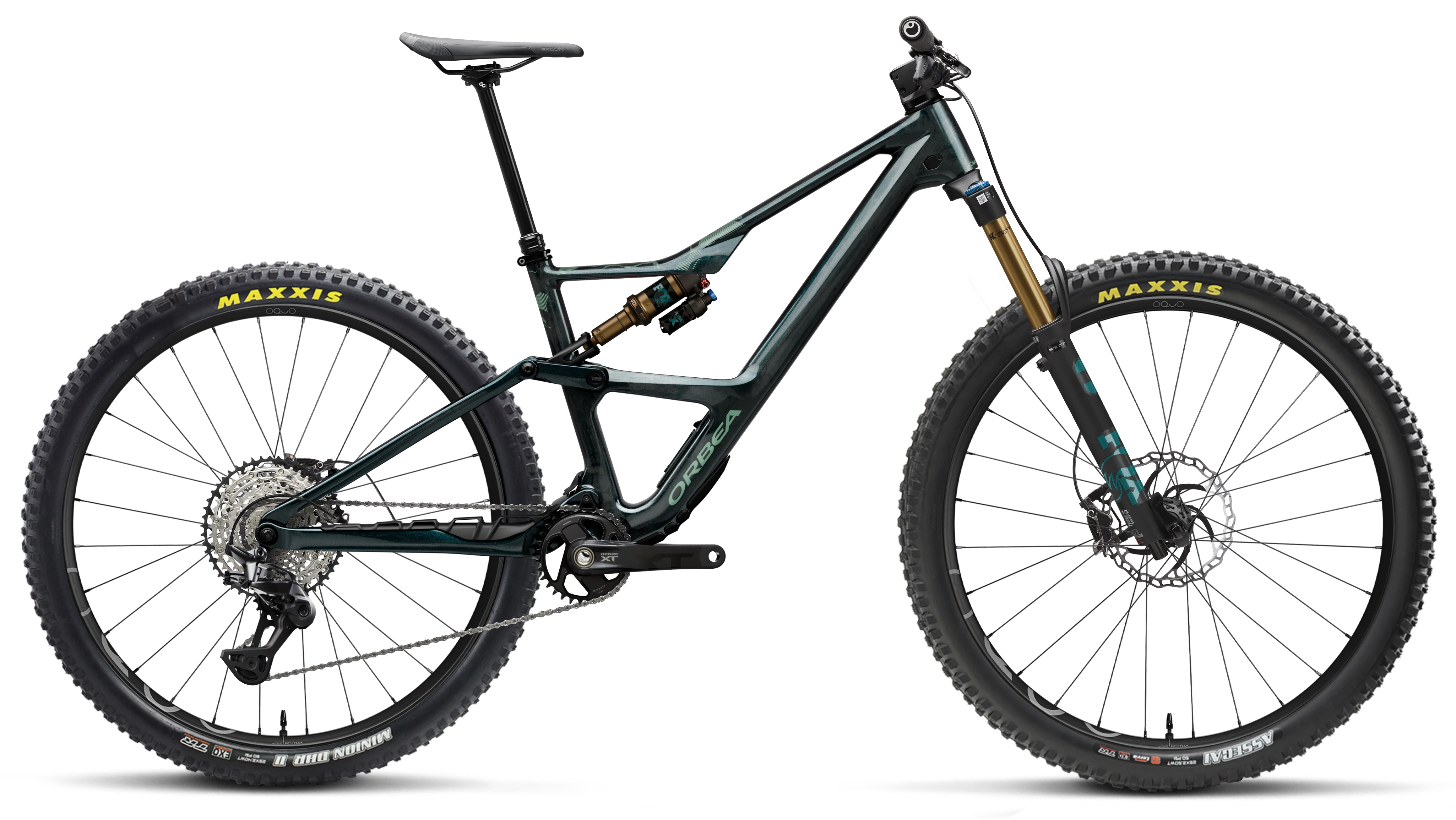 Orbea Occam LT M10 - Escape Green - Carbon View Gloss