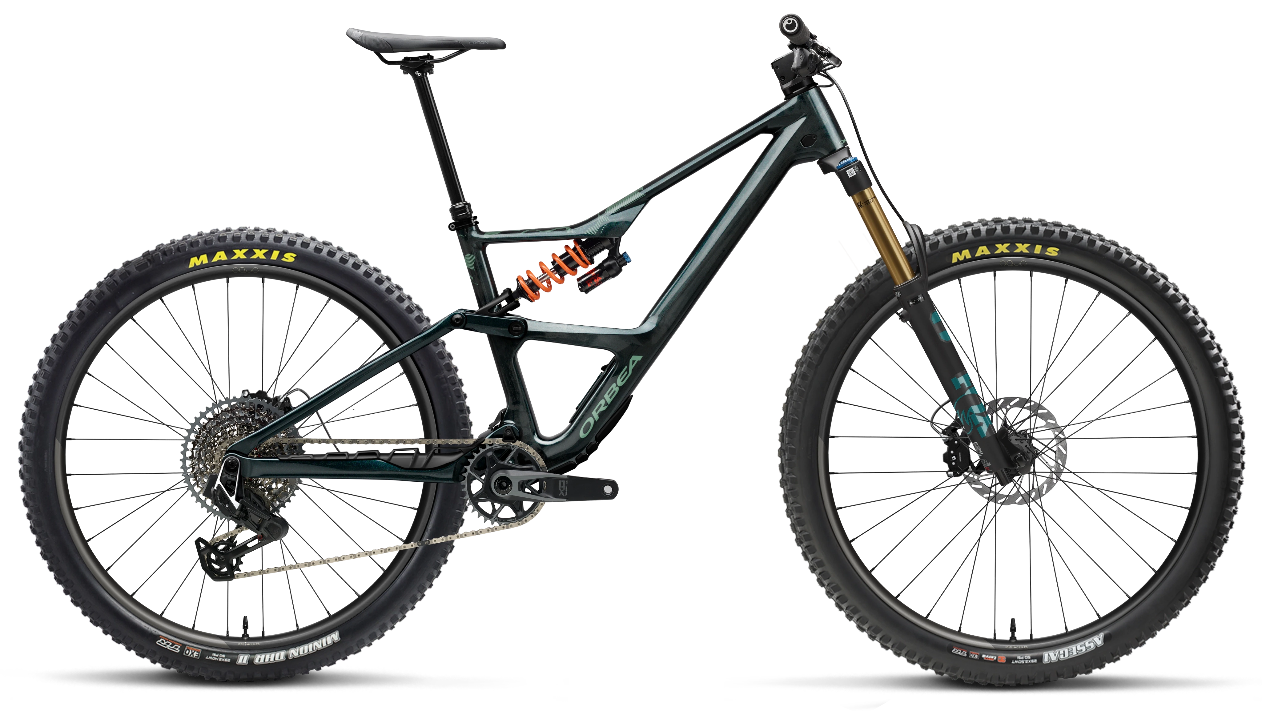 Orbea Occam LT M-TEAM - Escape Green - Carbon View Gloss