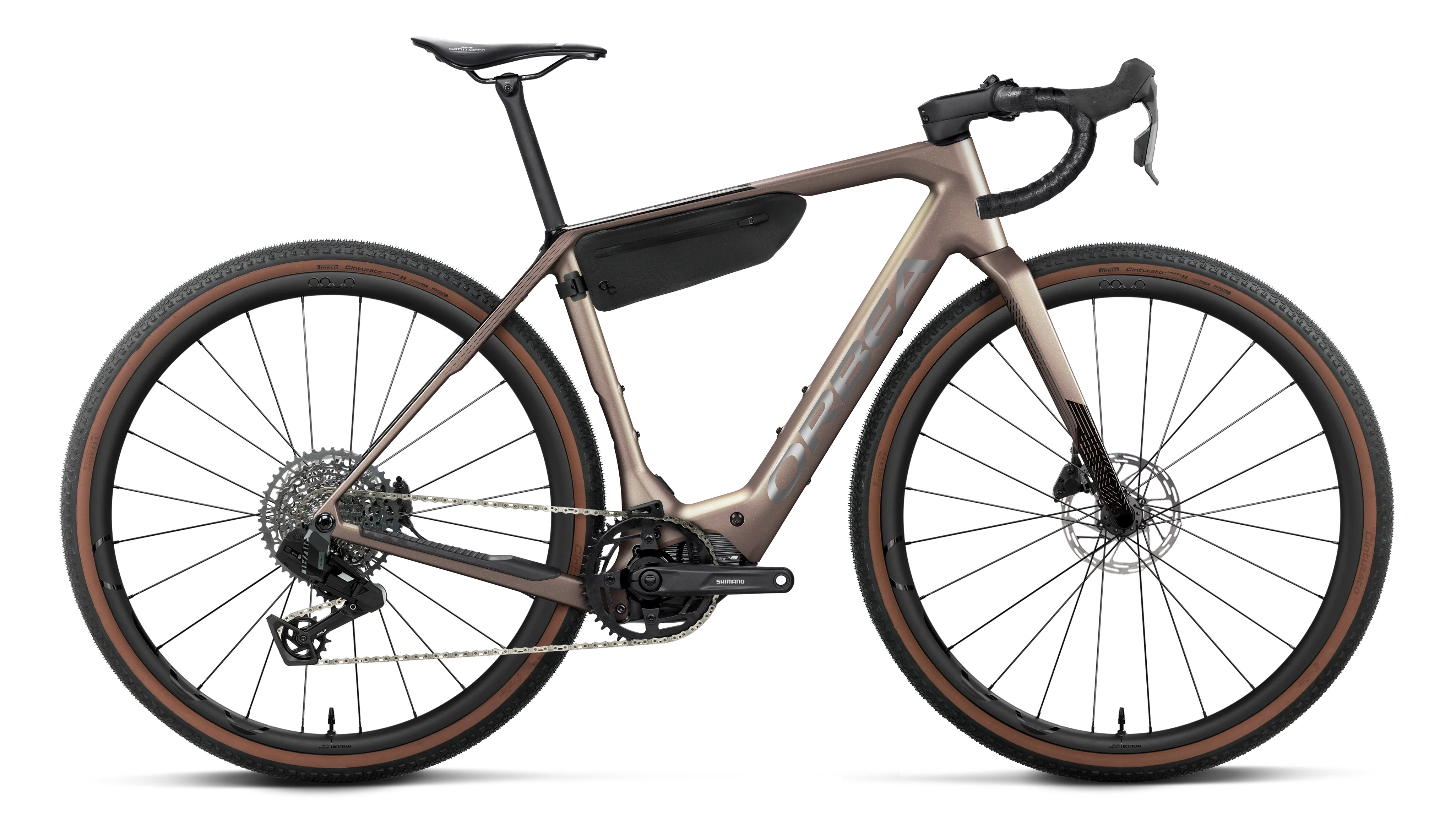 Orbea Denna M31E - Nickel Matt - Carbon Raw Gloss