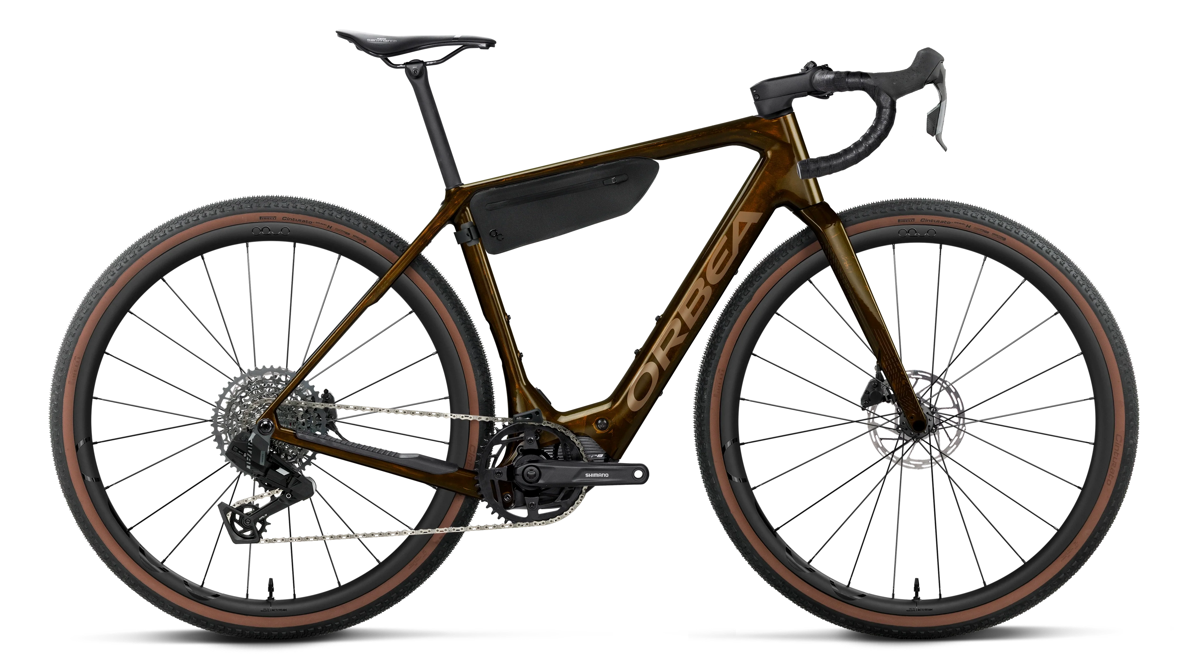 Orbea Denna M31E - Caramel C. View (Gloss) - Metallic Gold (Gloss)