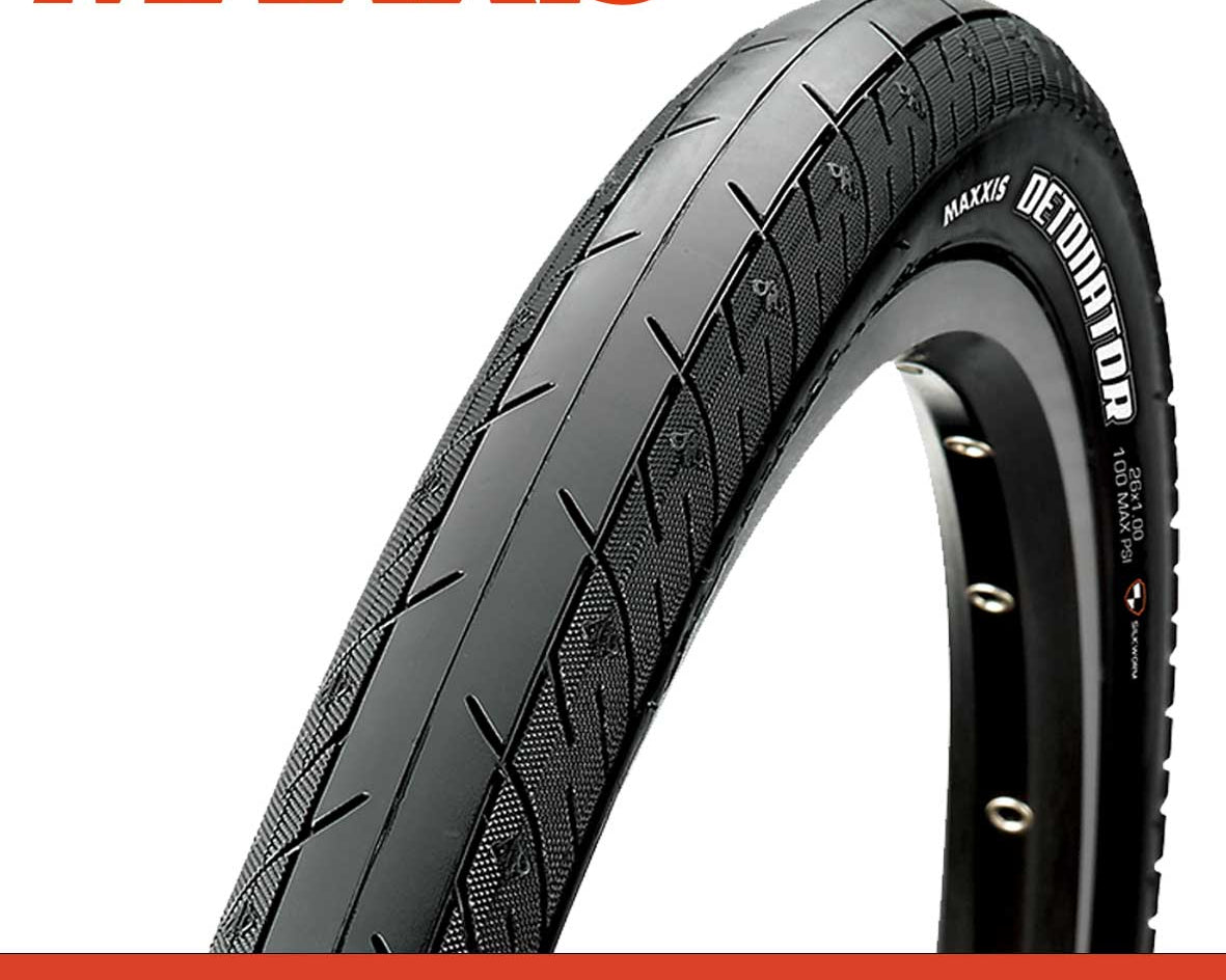 Maxxis Detonator Tyre - 700X25C - Wire 60 TPI at Spoke N Trail