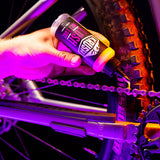 Krush Lush Wet Chain Lube 125ml in use