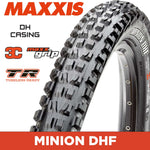 Maxxis Minion DHF Tyre - 27.5X2.50 - 3C MaxxGrip / DH / TR - Foldable 60X2 TPI E25 at Spoke N Trail