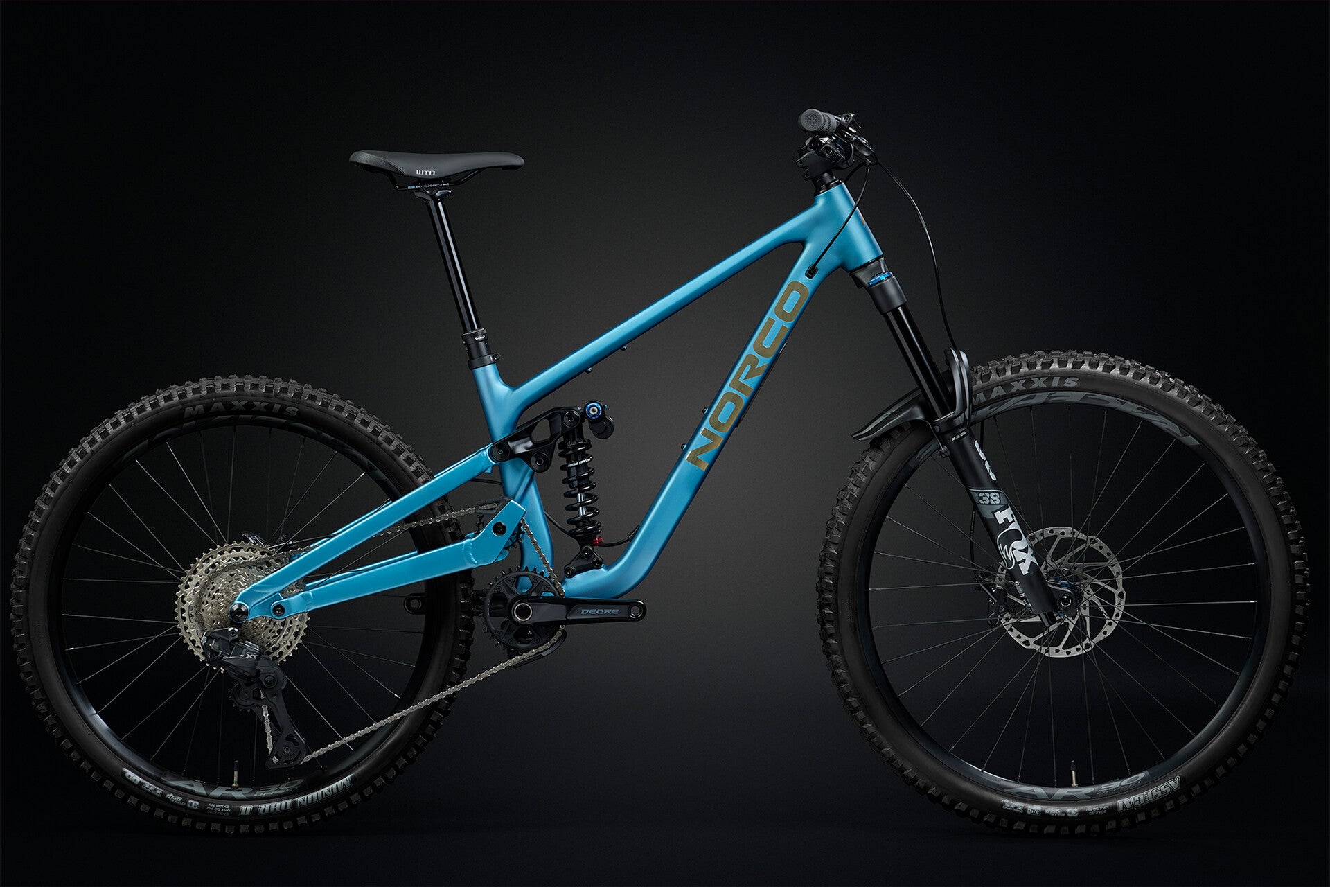 Norco Sight A1 160 Pacific Blue - side view