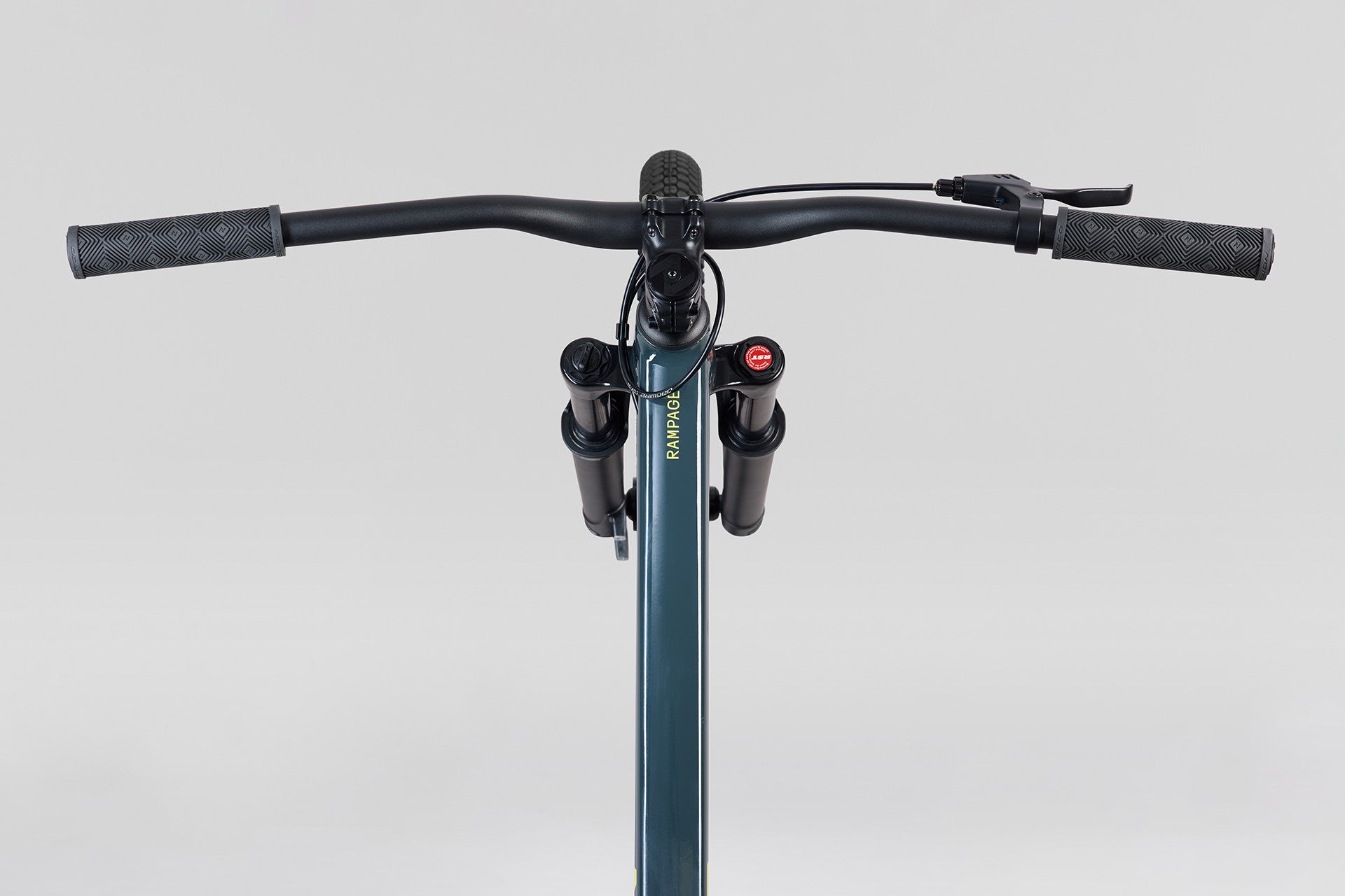 Norco Rampage 2 Navy Grey - rider view