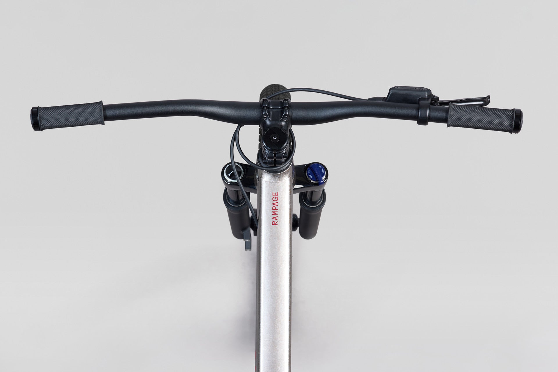Norco Rampage 20 Silver - rider view