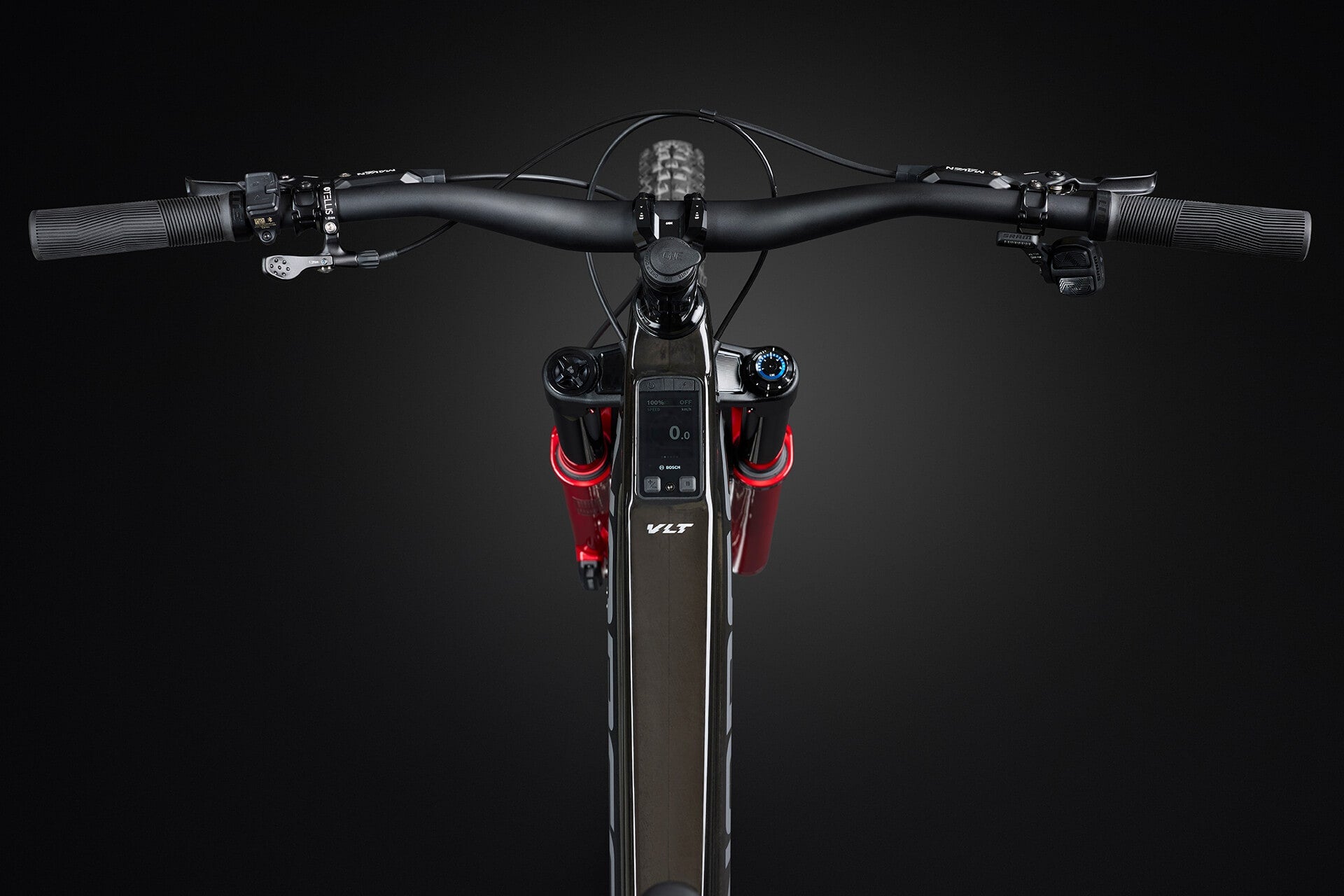 Norco Range VLT CX C1 Raw Space Black - rider view