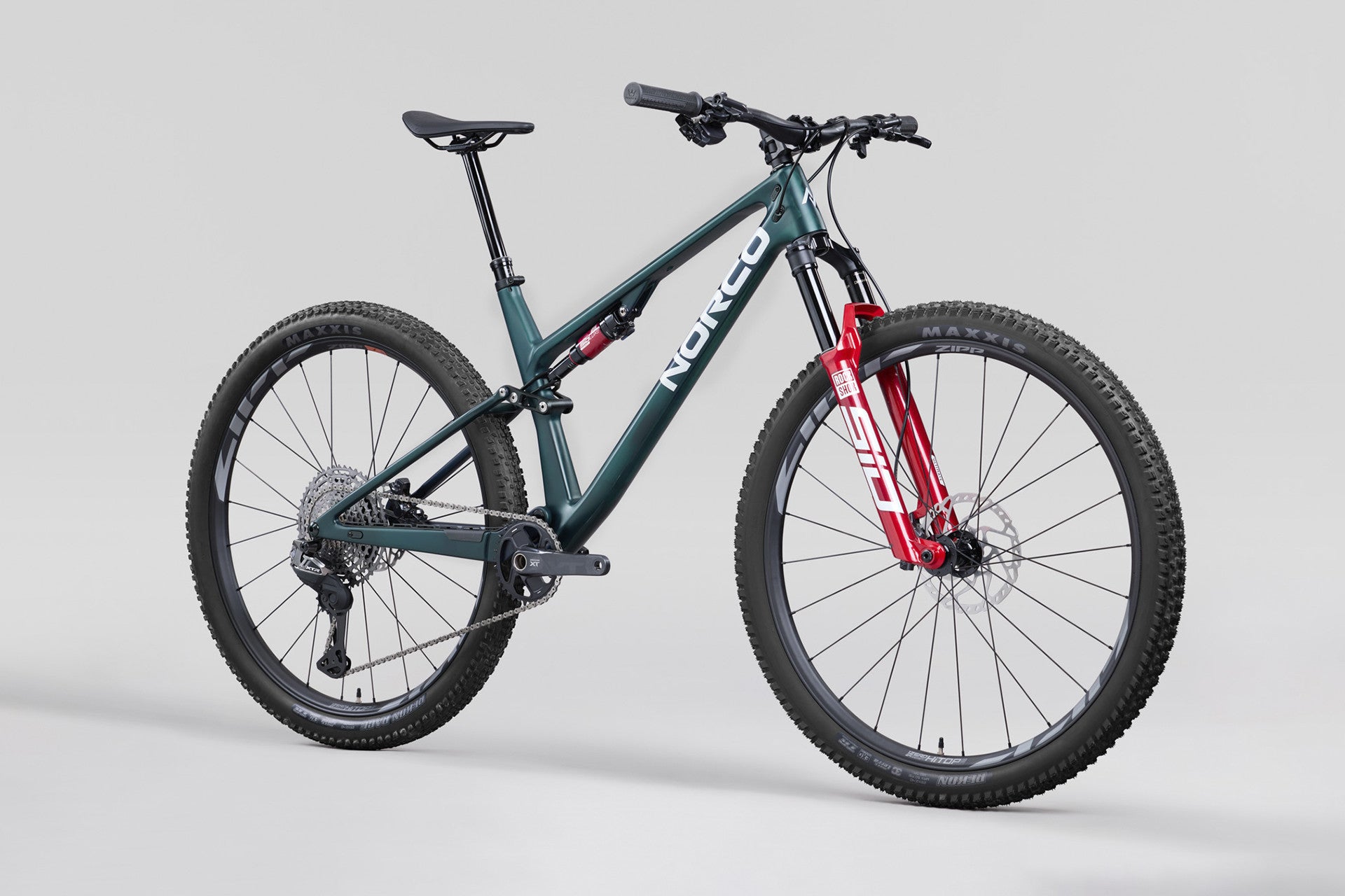 Norco Revolver C1 Raw Teal - quarter view