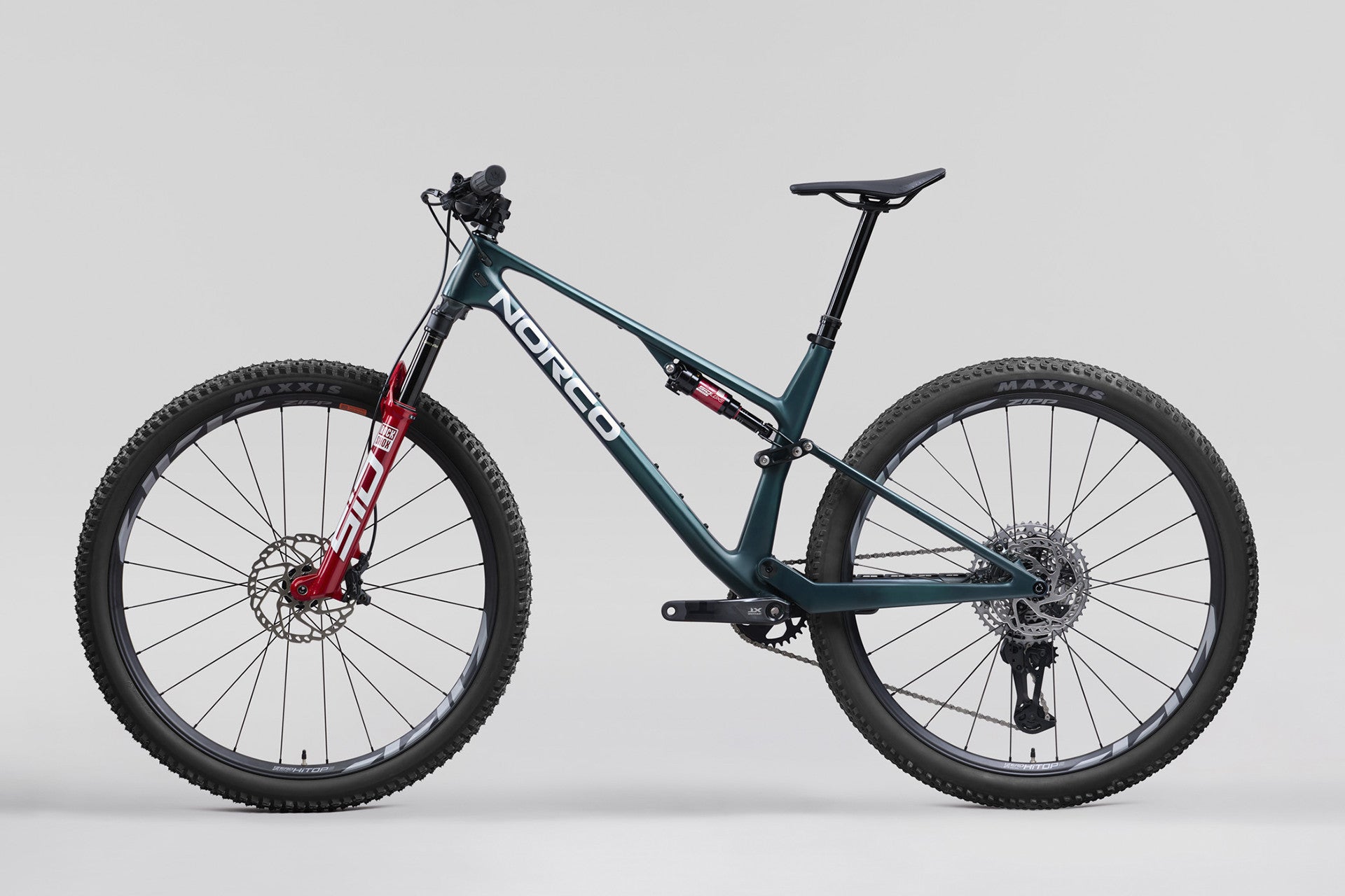 Norco Revolver C1 Raw Teal - non-drive side