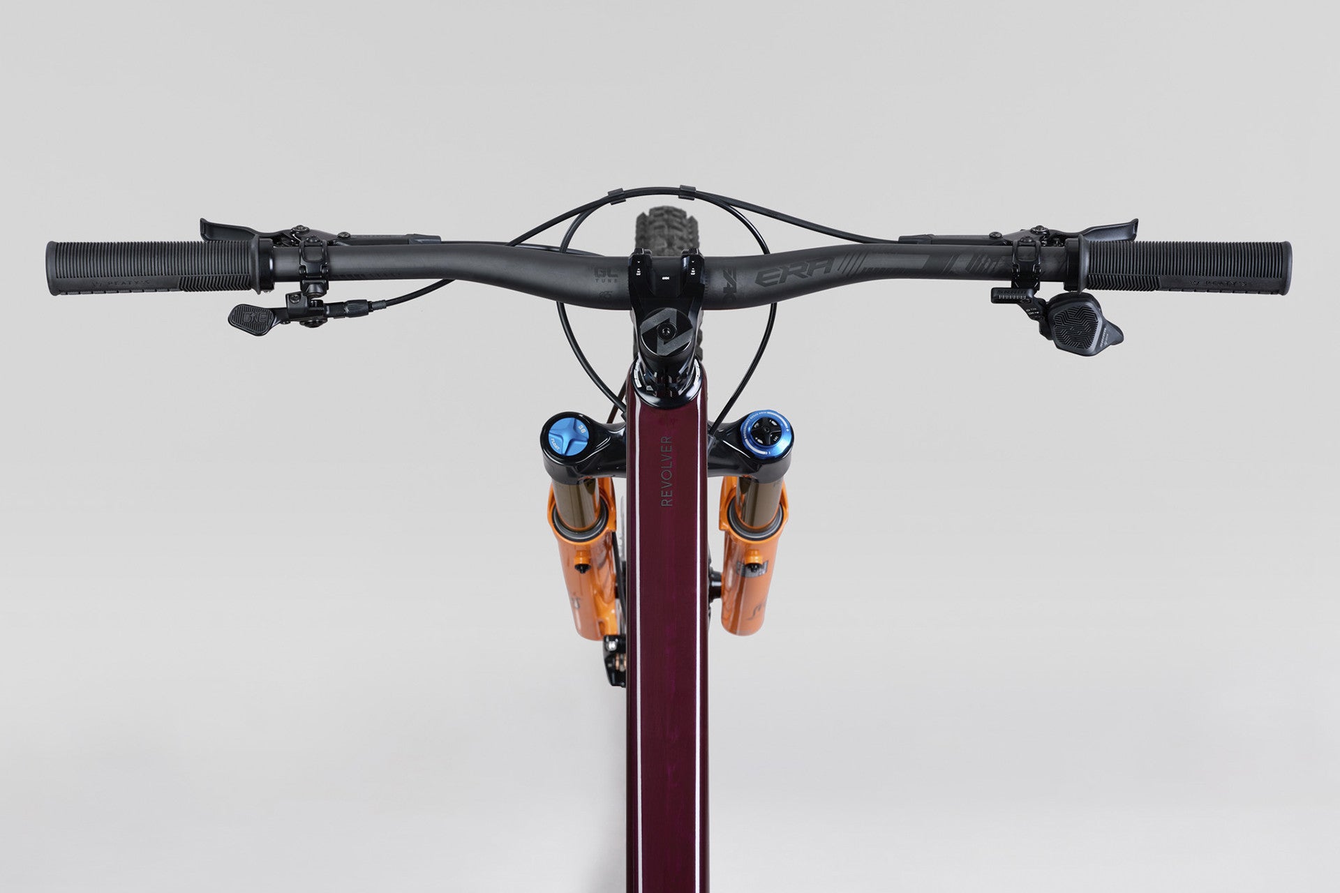 Norco Revolver LT C1 Dark Red - rider view