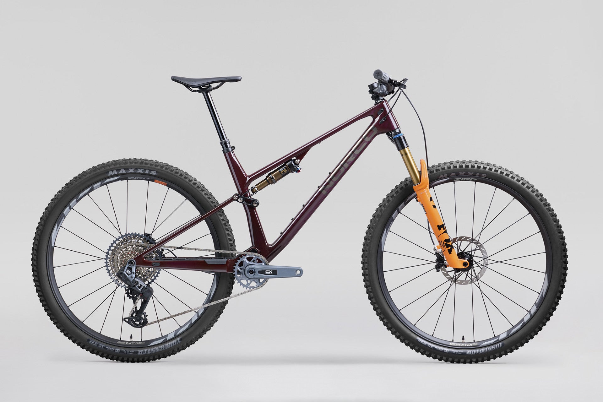 Norco Revolver LT C1 Dark Red - side view