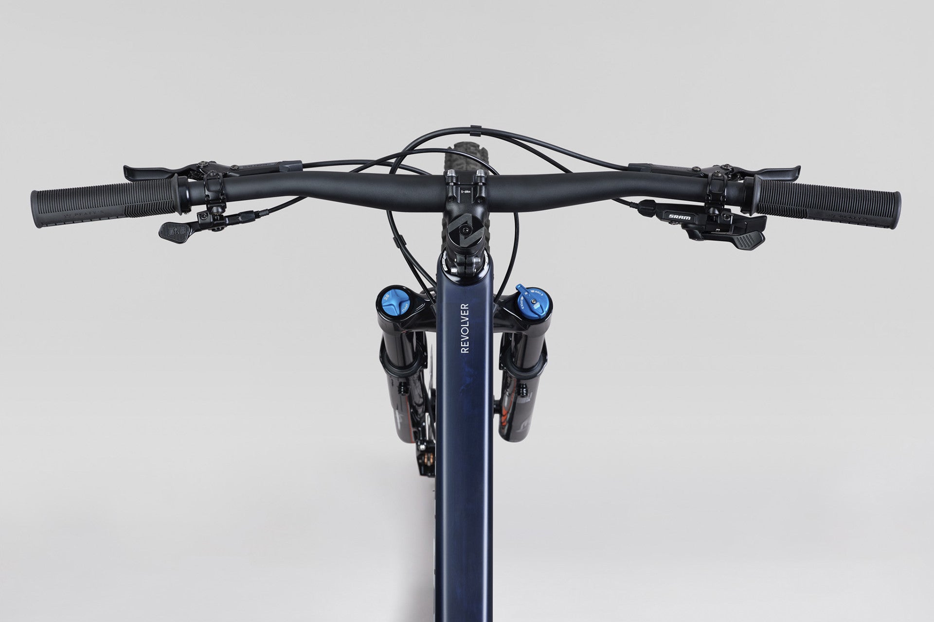Norco Revolver LT C2 Blue - rider view