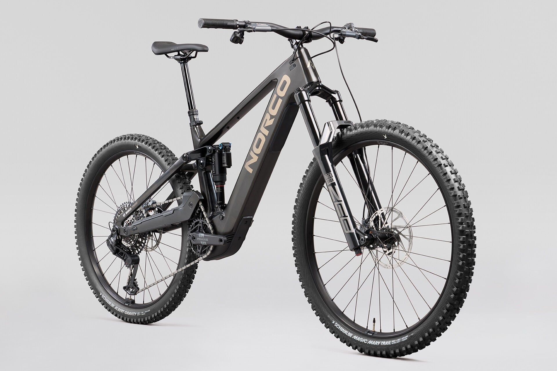 Norco Sight VLT CX C2 Black Raw Carbon - quarter view