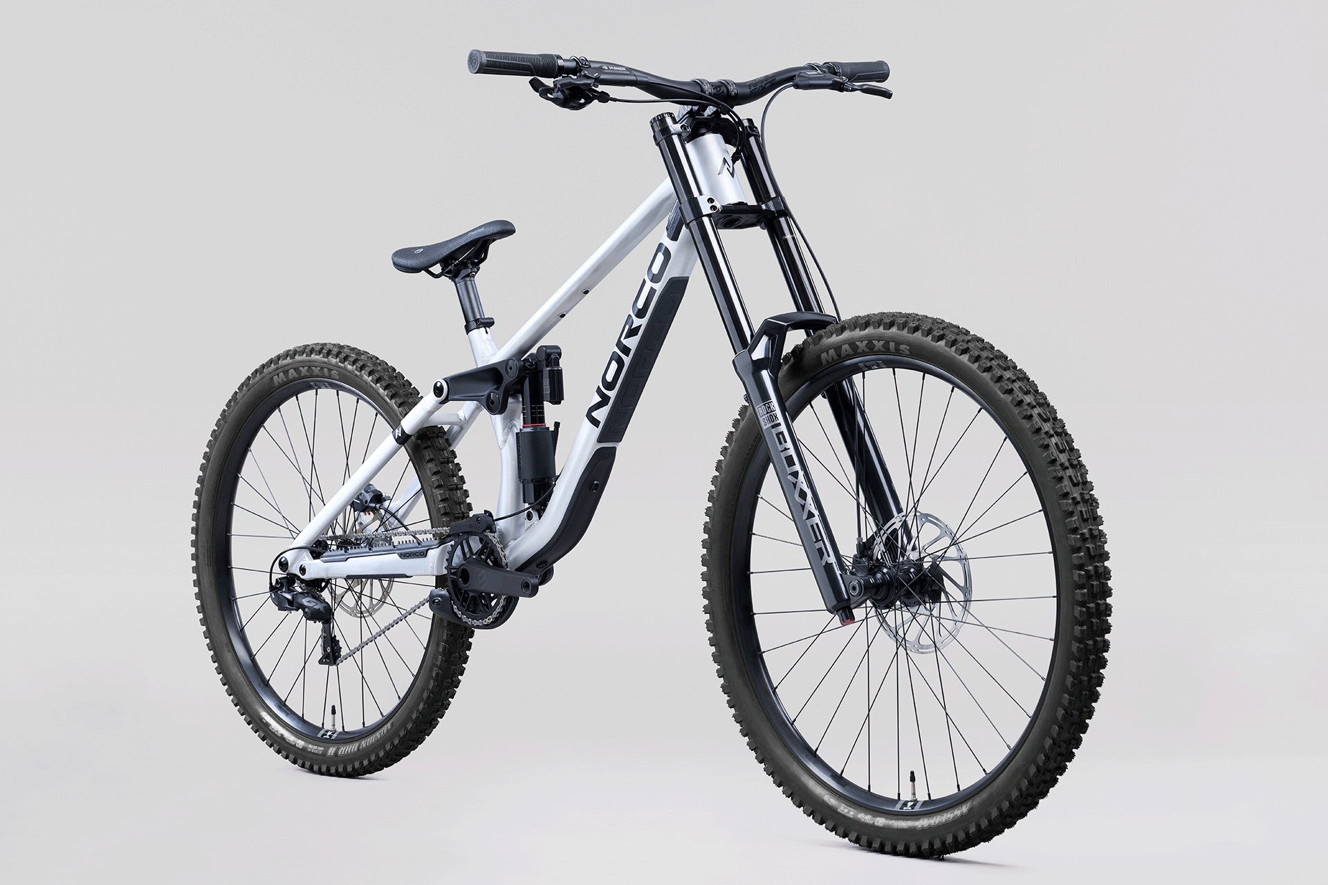 Norco Torrent DH A1 Raw Alloy - quarter view