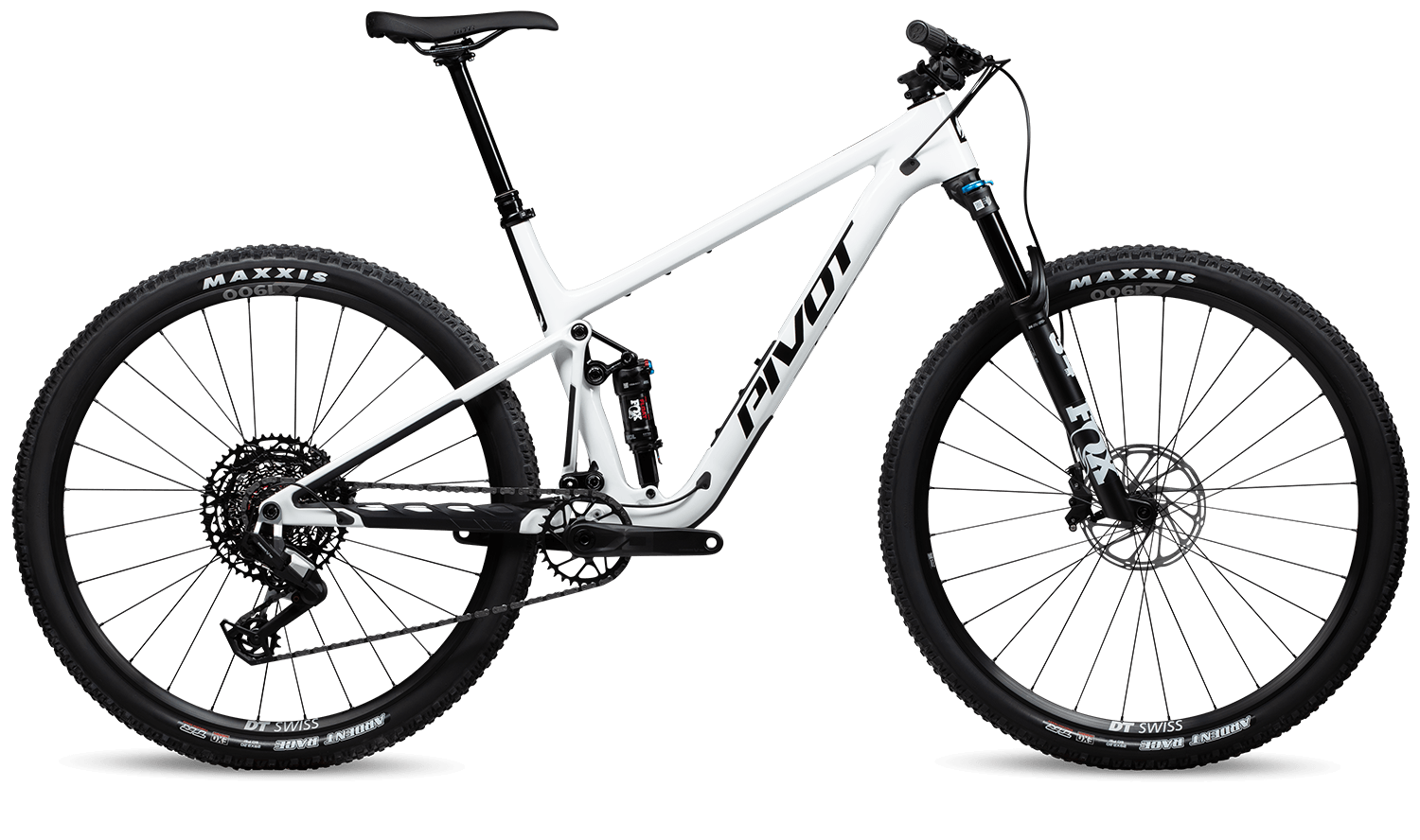 Pivot Mach 4 SL Ride in White Avalanche